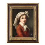 Kopist um 1900. Bildnis der Malerin Elisabeth Vigée Lebrun (1755 - Paris - 1842), freieKopie nach