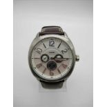 S. Oliver Automatic Uhr Ref. 22006 mit Lederband Beschreibung: wie neu, 42mm Lederband & Edelstahl
