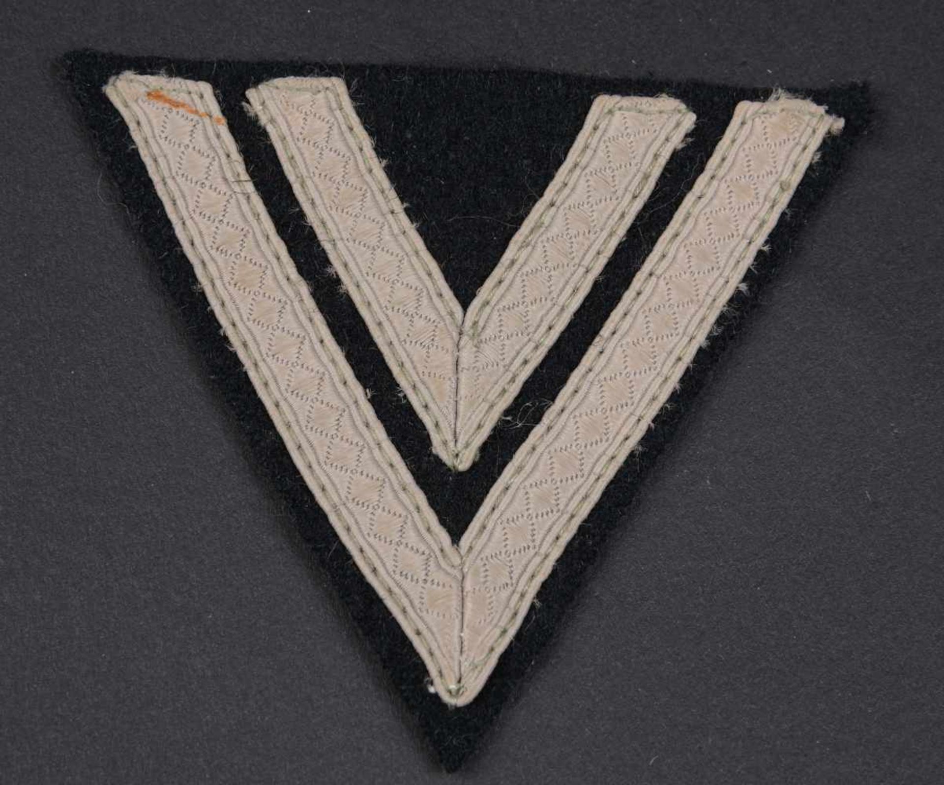 Insignes de la Waffen SS Comprenant un insigne pour maillot de sport en tissu coton blanc et noir. - Bild 3 aus 4
