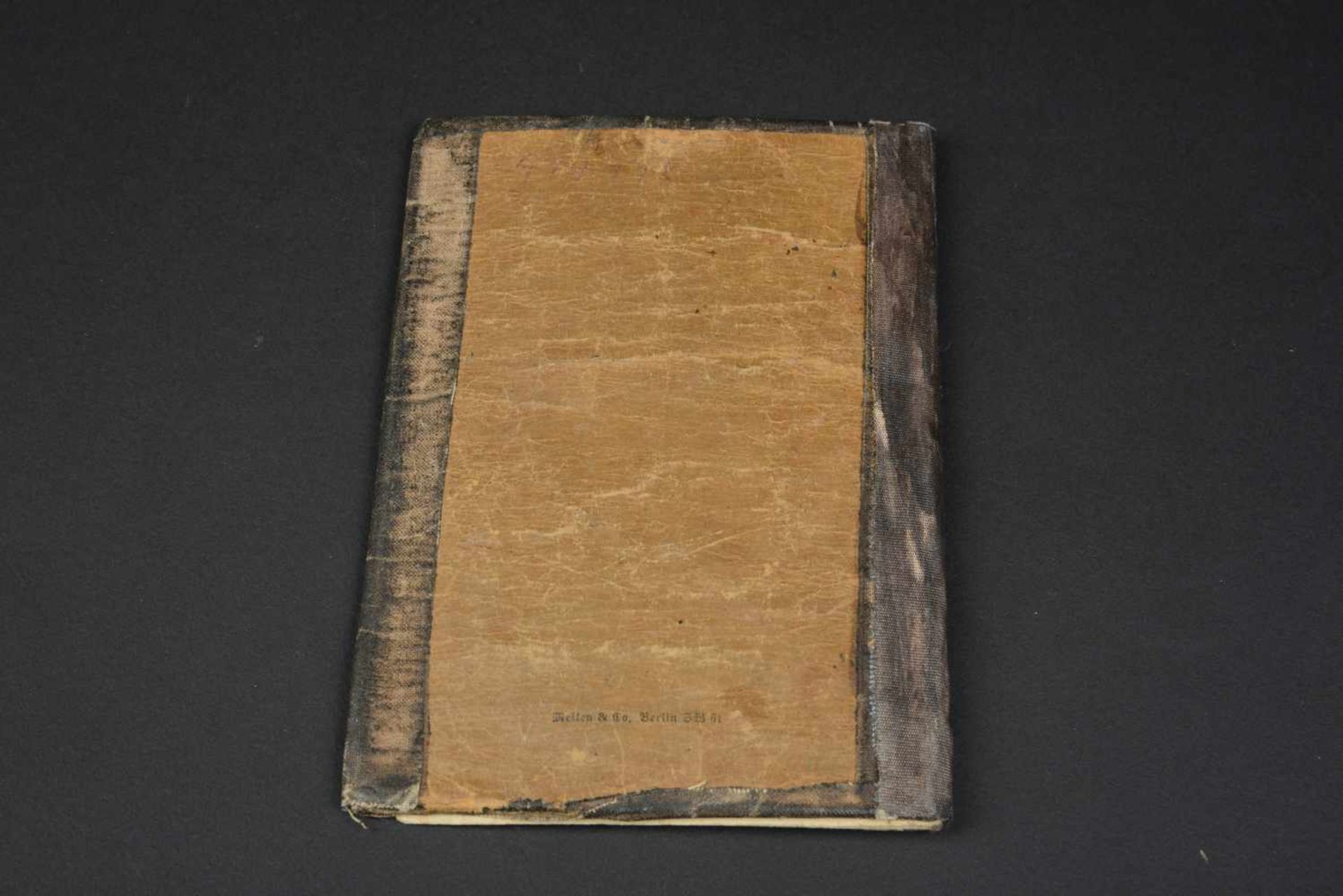 Soldbuch Kriegsmarine Saint Nazaire Page de couverture bien marquée Kriegsmarine, nom du titulaire - Bild 4 aus 4