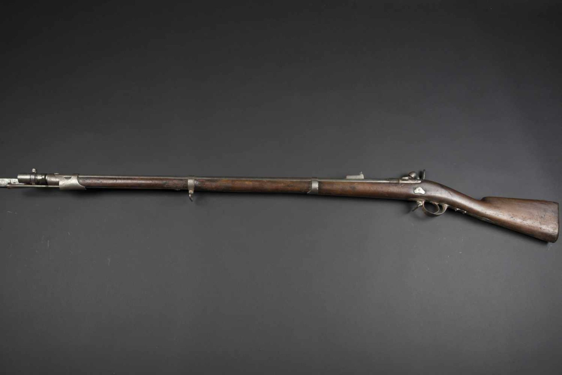 Fusil dinfanterie modèle 1867, système à tabatière. Platine de la Manufacture impériale de - Bild 2 aus 4