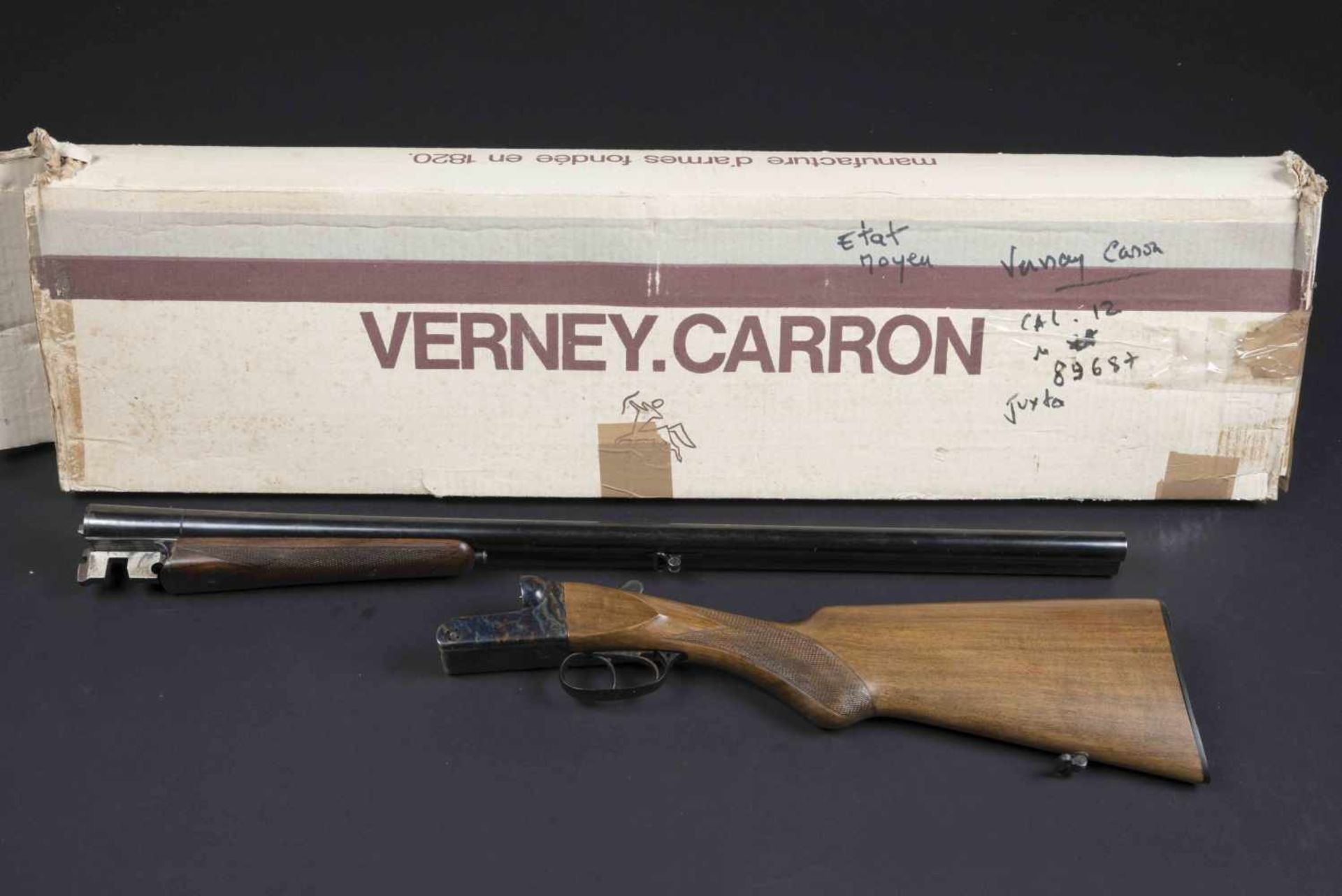 Fusil de chasse Verney Carron Catégorie C Modèle Pionnier, numéro 89687. Canon Verney Carron.