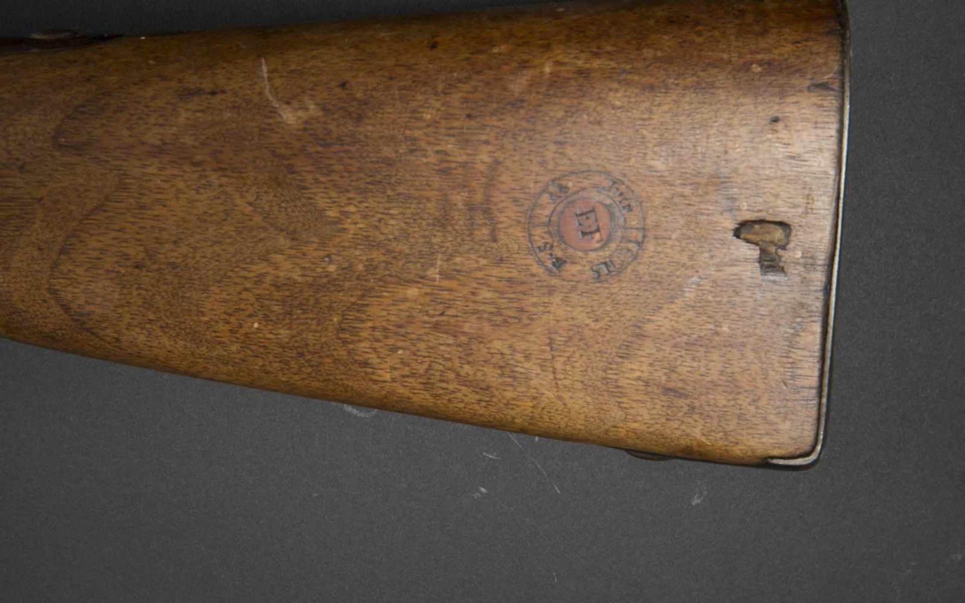 Fusil dinfanterie modèle 1777 modifié an IX. Platine de la manufacture impériale de Charleville, - Bild 3 aus 4