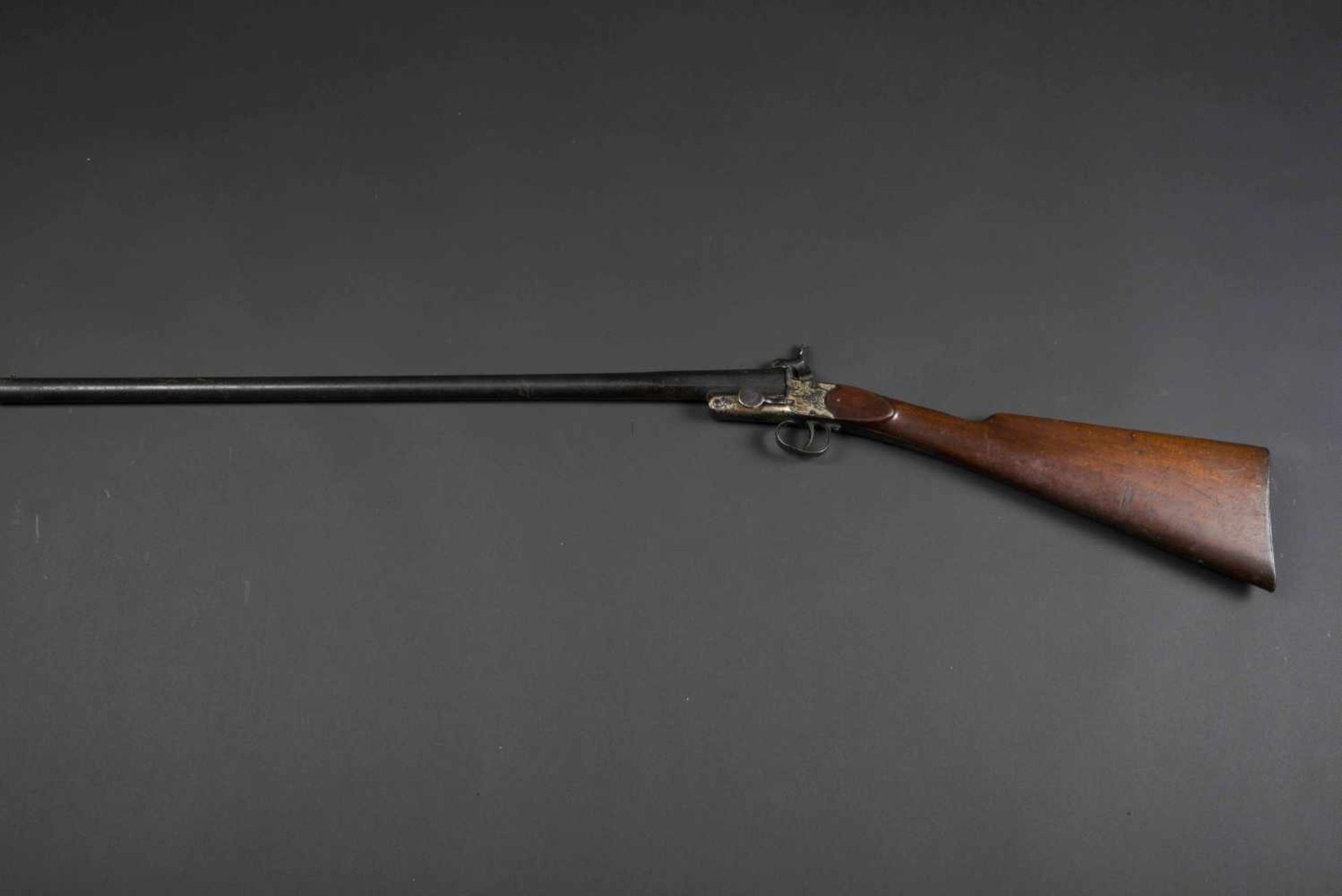 Fusil 1814 catégorie D Crosse en bois, boitier ciselé. Canon semi octogonale. Fabrication NA Saint - Bild 2 aus 4
