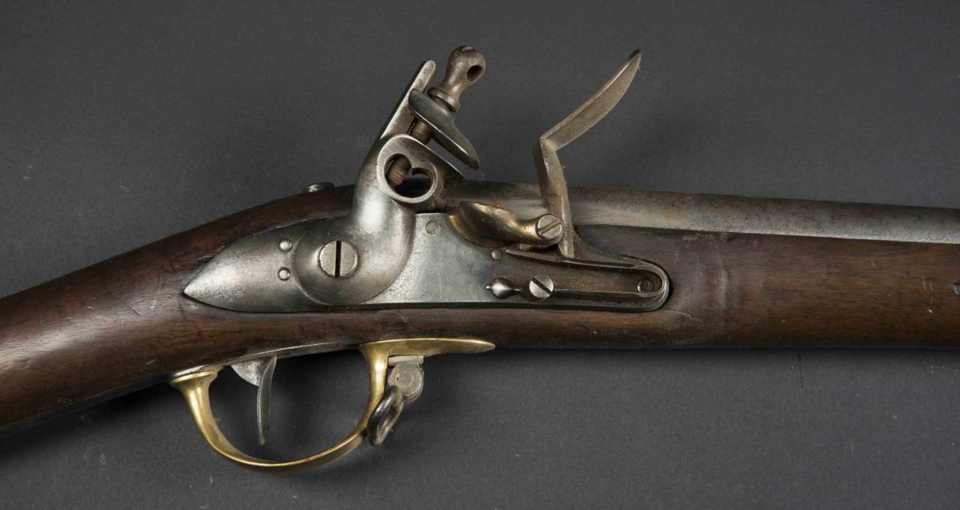 Fusil dartillerie modèle 1822 (arme donné aux Dragons en 1832) marquage « Mle 1822 » sur queue de - Bild 2 aus 2