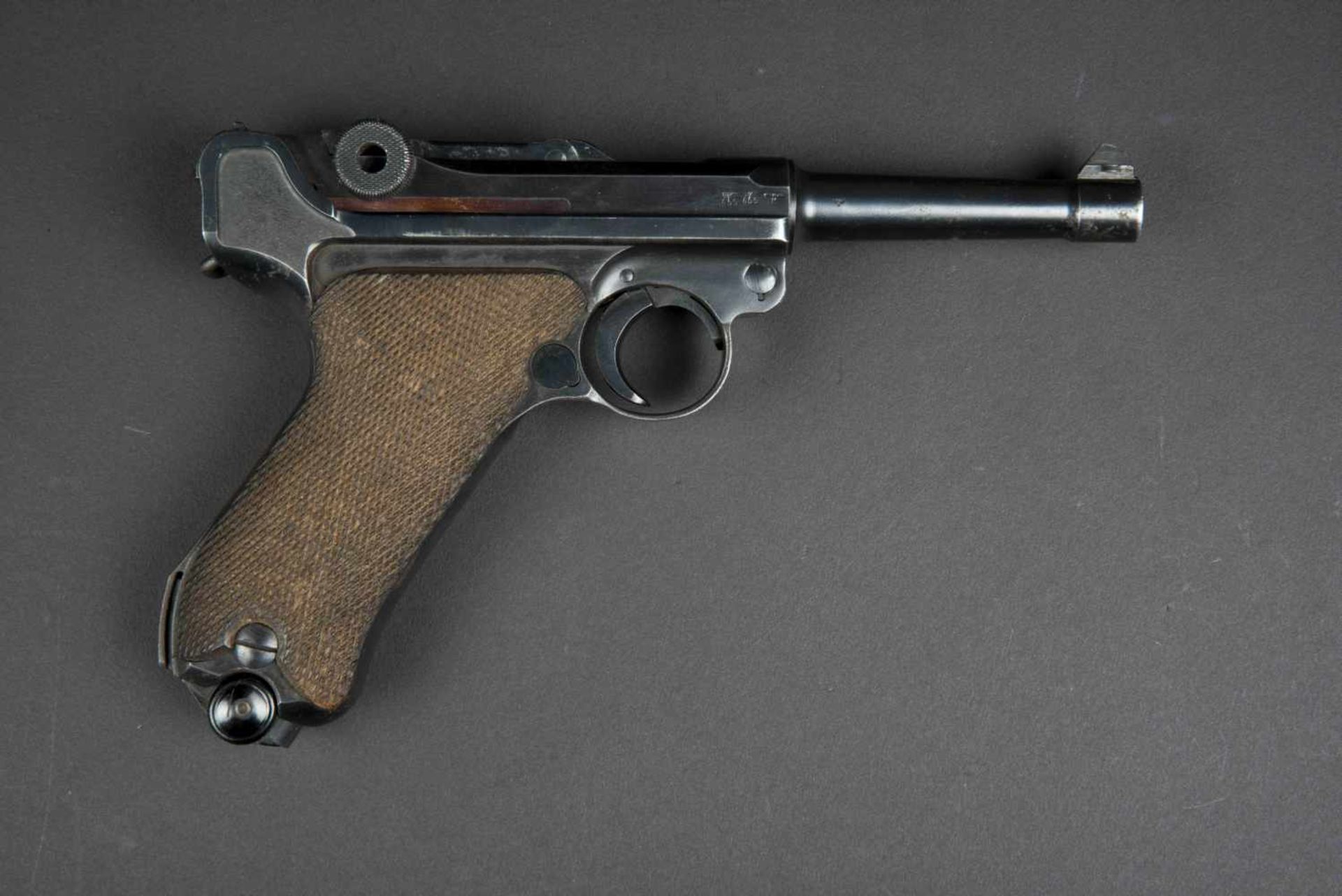 Pistolet P08 et son holster, catégorie B. Fabrication BYF41, numéro 2531, arme visiblement au - Bild 2 aus 4