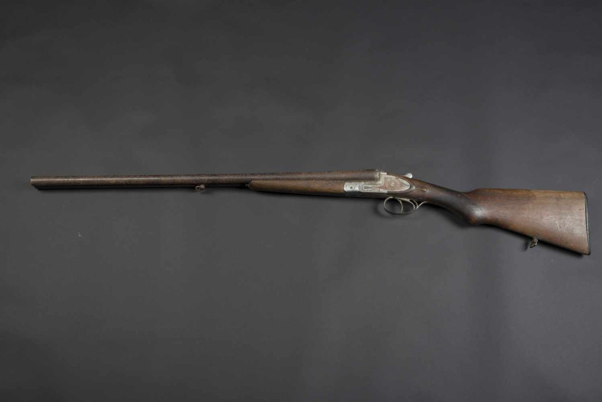 Fusil de chasse Catégorie C Canon Heurtier, numéro 826, crosse bois, légèrement ciselé. Forte - Image 2 of 4