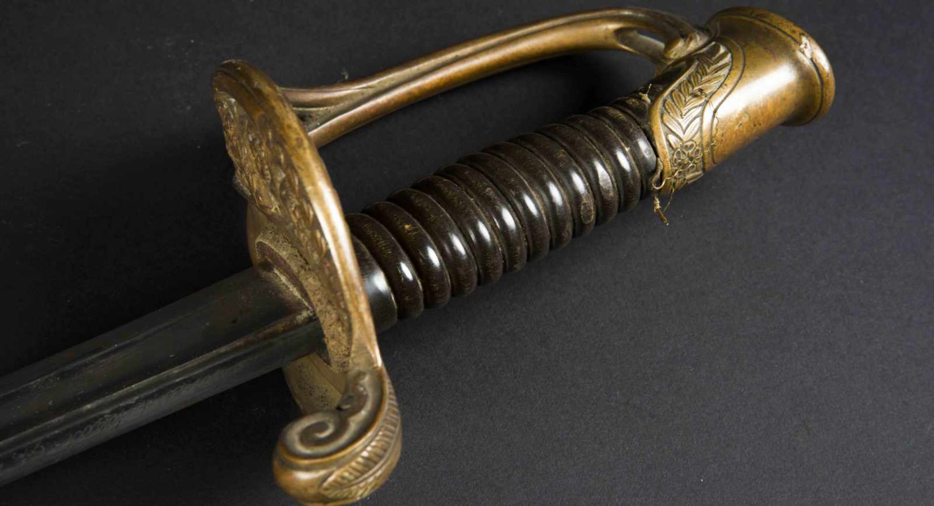 Sabre dadjudant dinfanterie modèle 1845 lame de la manufacture de Chatellerault, 1890. Avec rare - Bild 4 aus 4