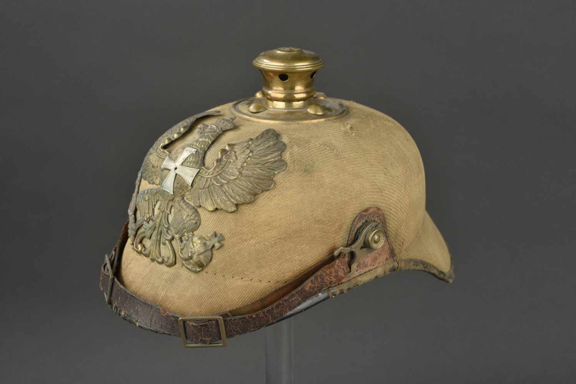 PRUSSE Casque ersatz troupe de linfanterie Prussienne vraisemblablement issu de la série des essais