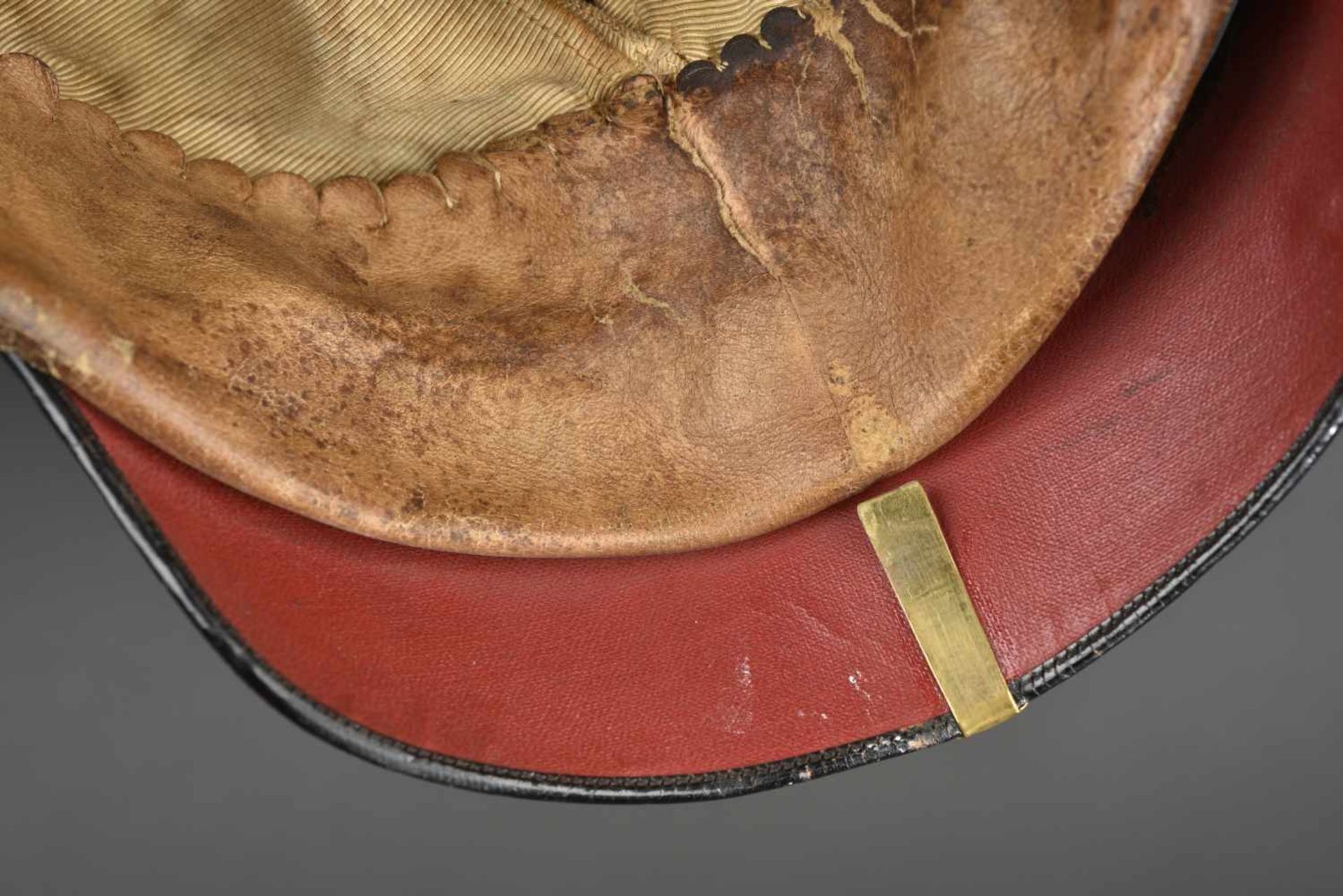 PRUSSE Casque à pointe dengagé du régiment dinfanterie n°87 (1er régiment de Nassau) modèle 1871/ - Bild 3 aus 4