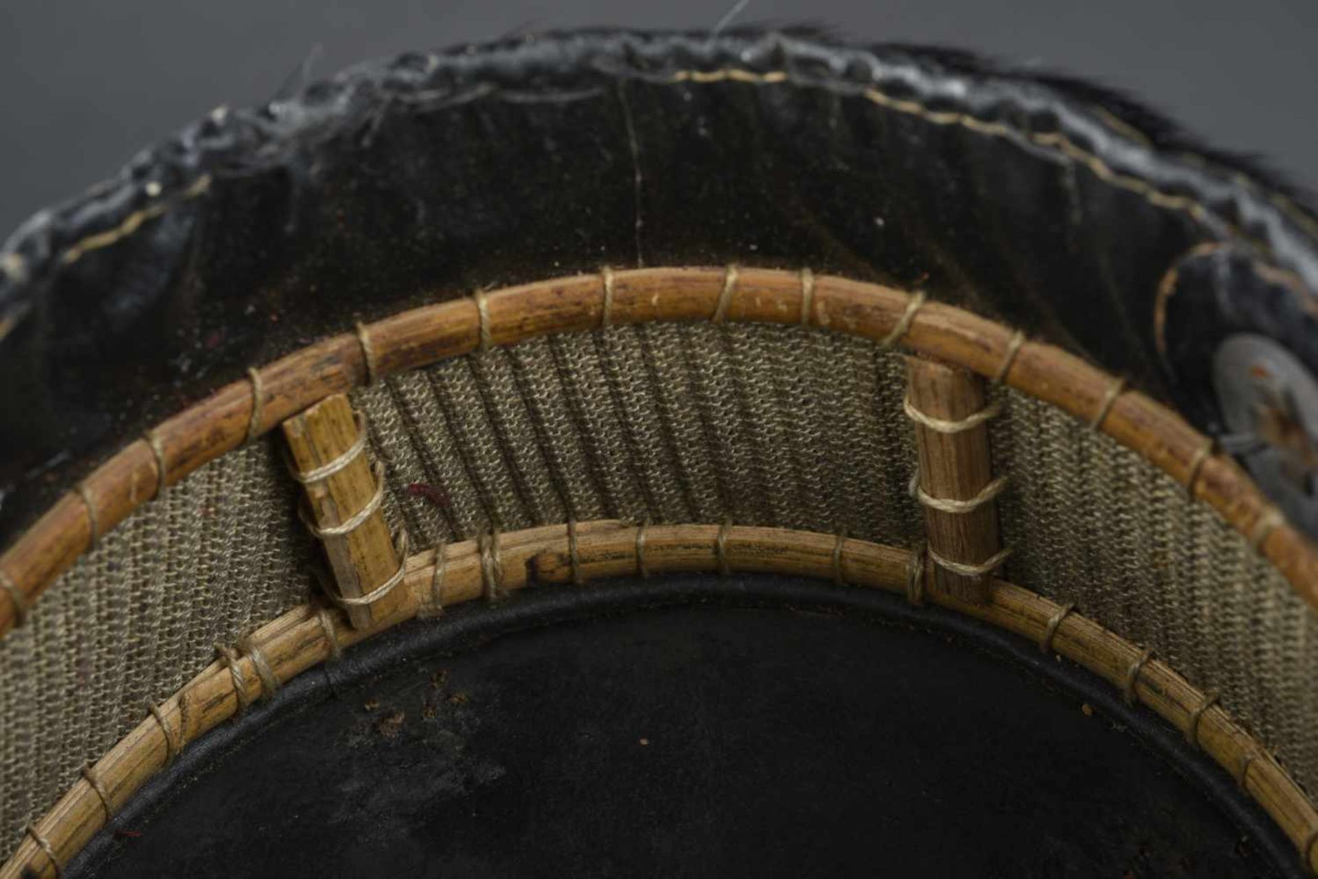 SAXE Colback de Hussard troupe Saxon modèle 1915 Sans coiffe intérieure, attribut(plumet, bush - Image 2 of 4