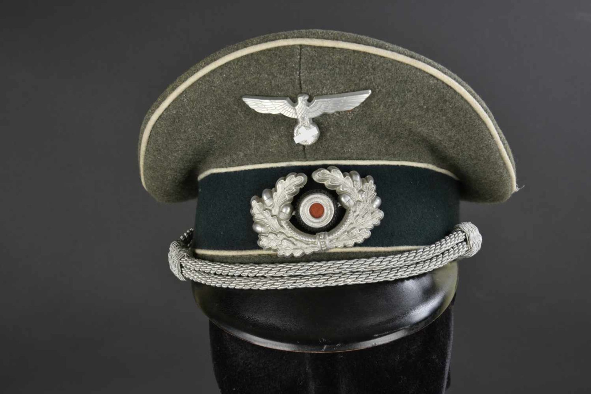 Mannequin d'officier d'infanterie de la Heer Toutes les pièces d'uniforme sont des reproductions - Image 4 of 4