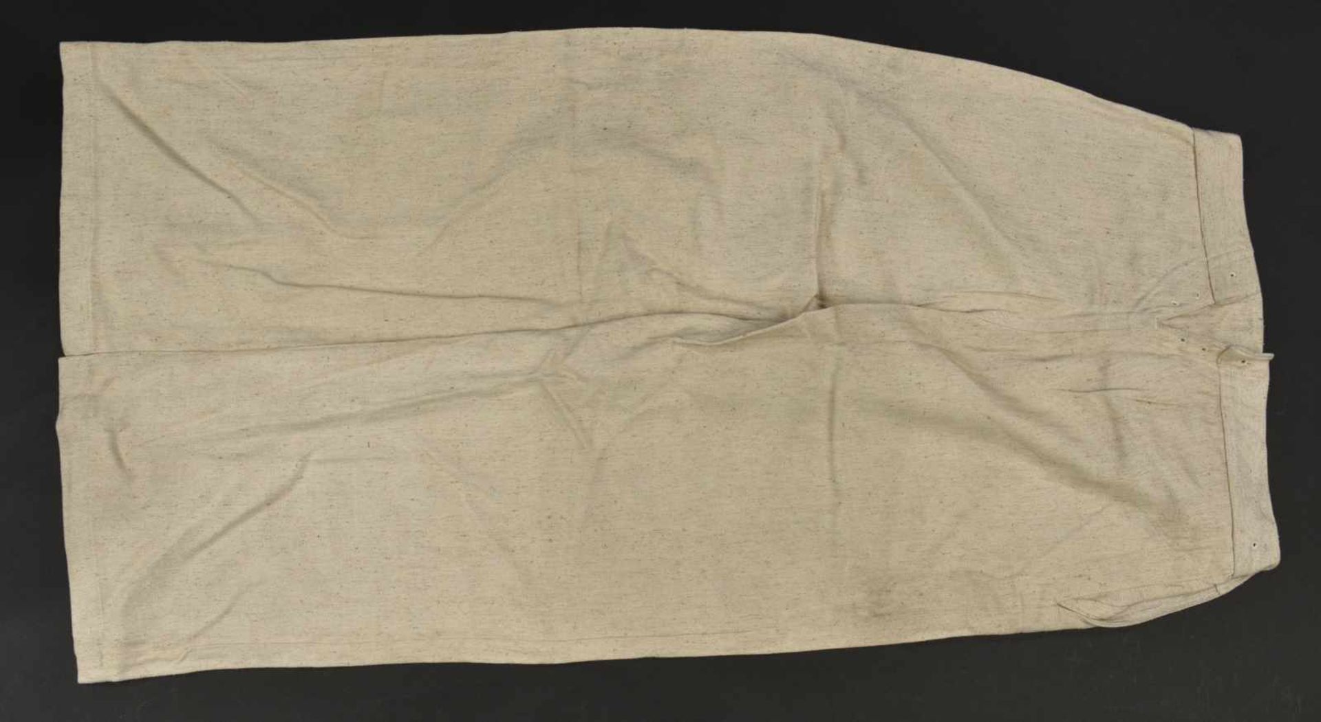 Pantalon de travail de la Kriegsmarine avec étiquette de stock En tissu coton blanc, type - Image 4 of 4