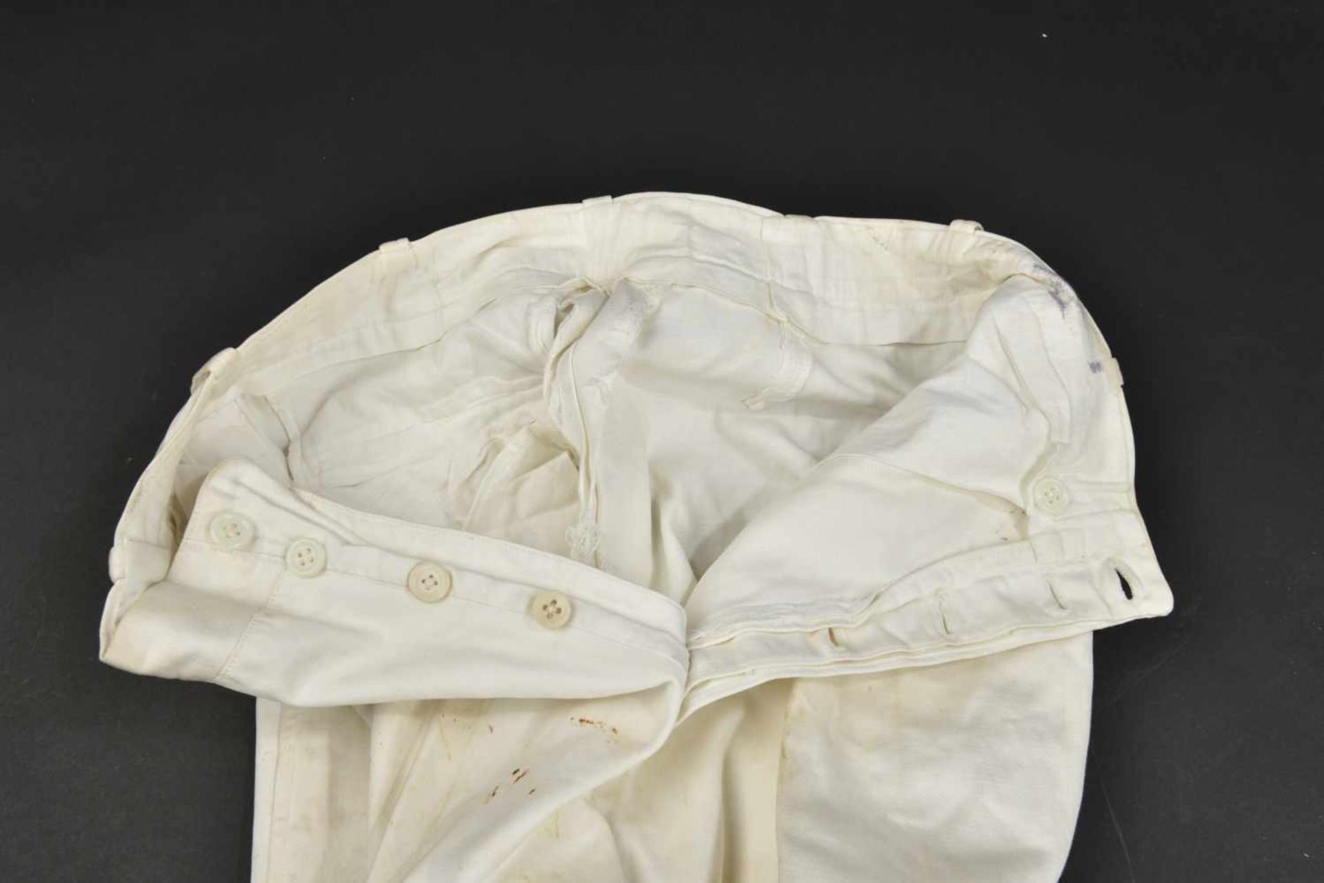 Uniforme d'été d'officier de la Kriegsmarine Comprenant une vareuse en tissu coton blanc, tous les - Bild 3 aus 4