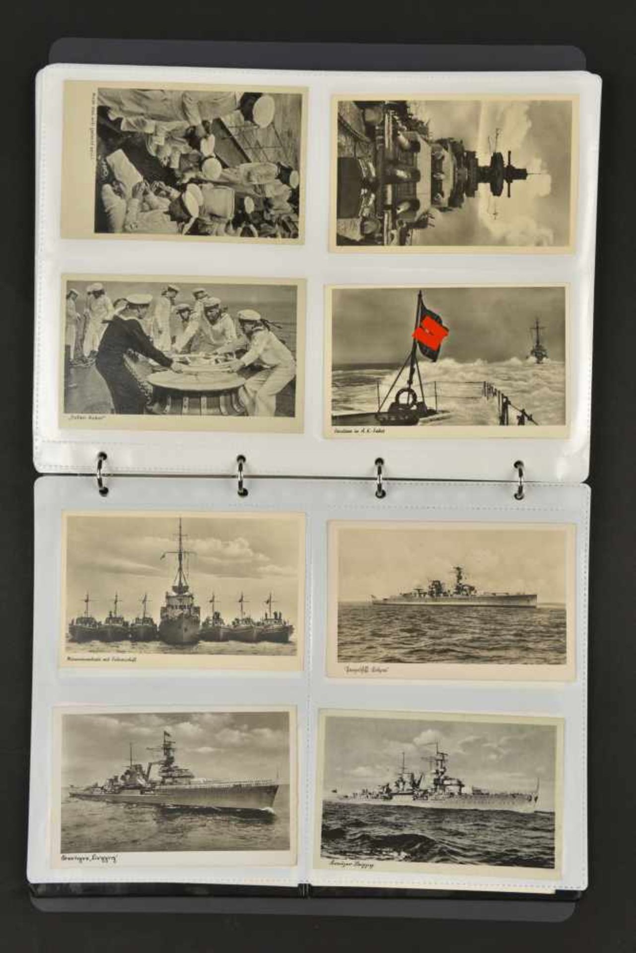 Ensemble de cartes postales de la Kriegsmarine Environ 80 cartes postales représentant divers - Bild 3 aus 4