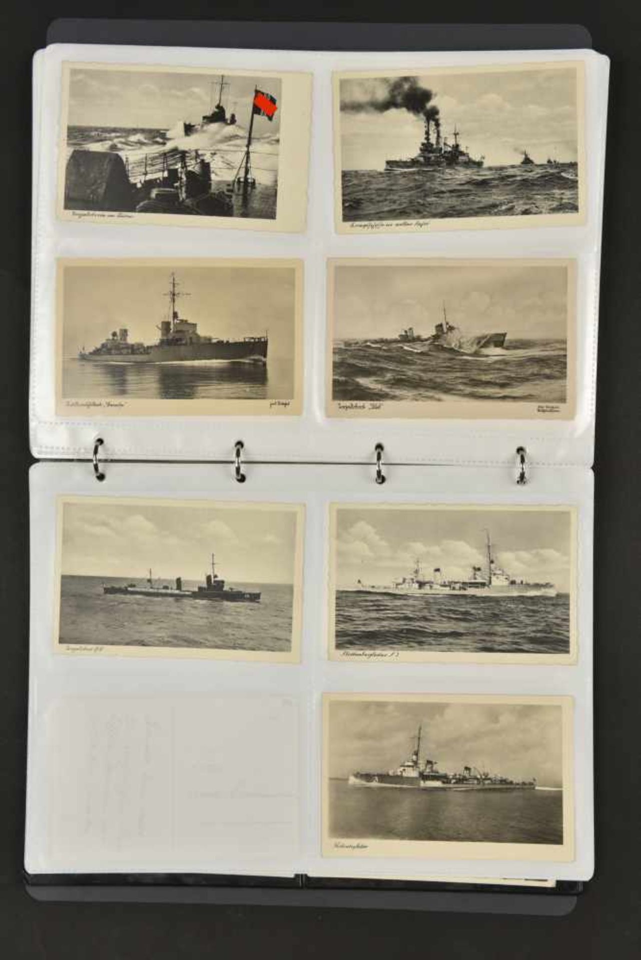 Ensemble de cartes postales de la Kriegsmarine Environ 80 cartes postales représentant divers - Bild 4 aus 4