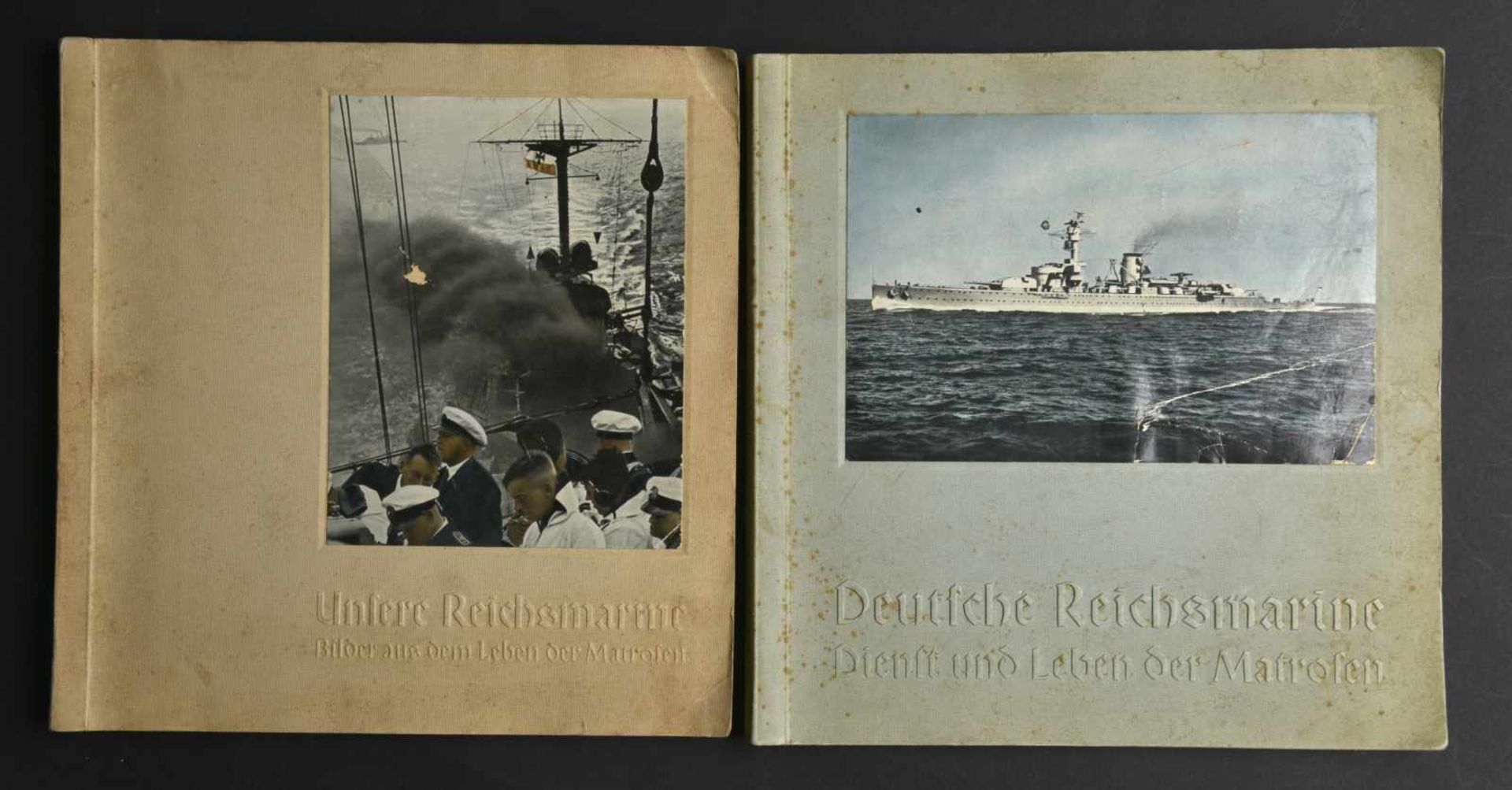 Albums de vignettes de la Kriegsmarine Intitulés Deutsche Reichsmarine dienst une Leben der Matrosen - Image 2 of 2