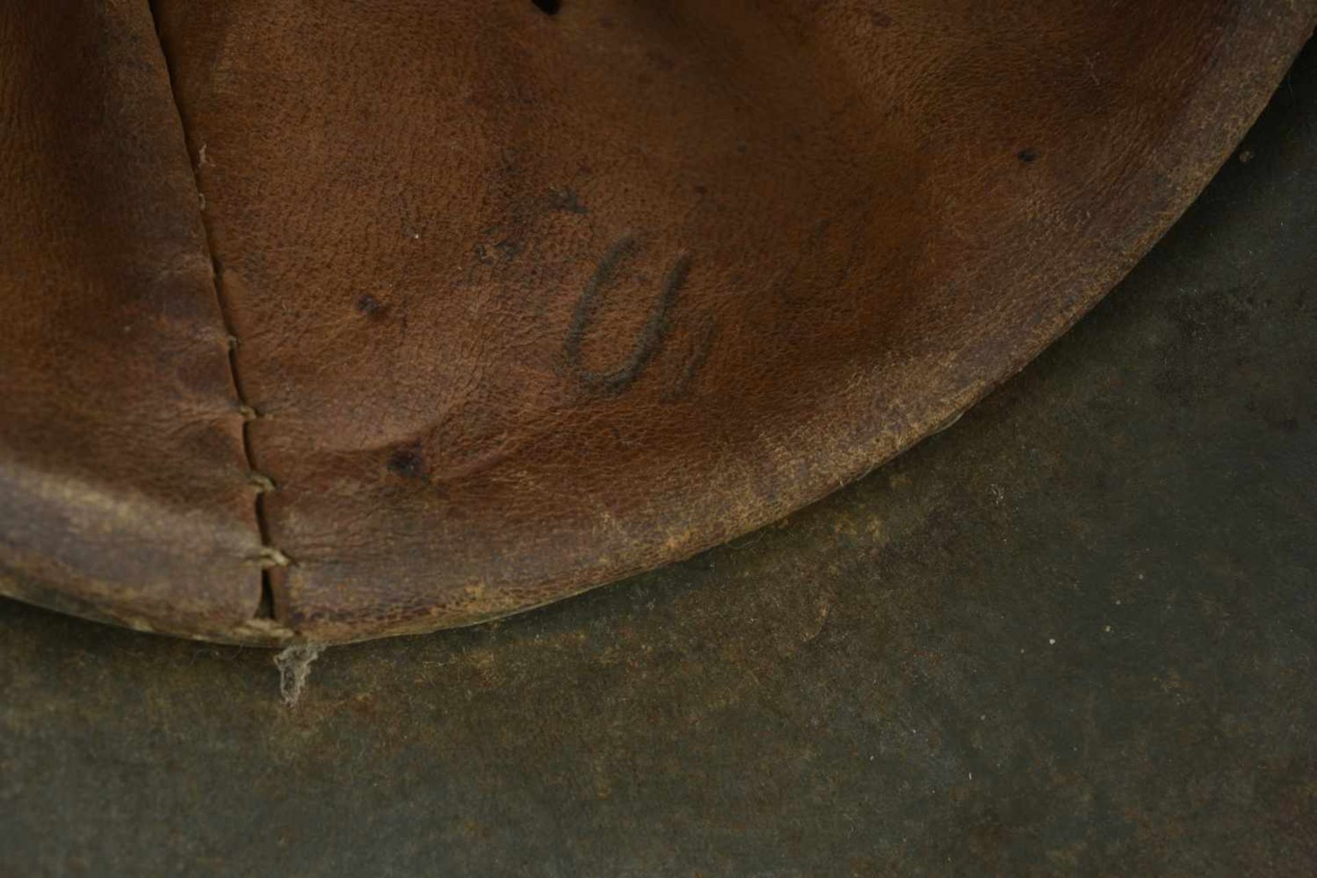 Casque de la première guerre mondiale avec insigne de la Heer Modèle première guerre mondiale. - Bild 3 aus 4