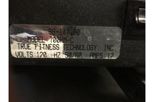 True Fitness Technology Inc. Treadmill. Model 700PM-C - Image 3 of 3