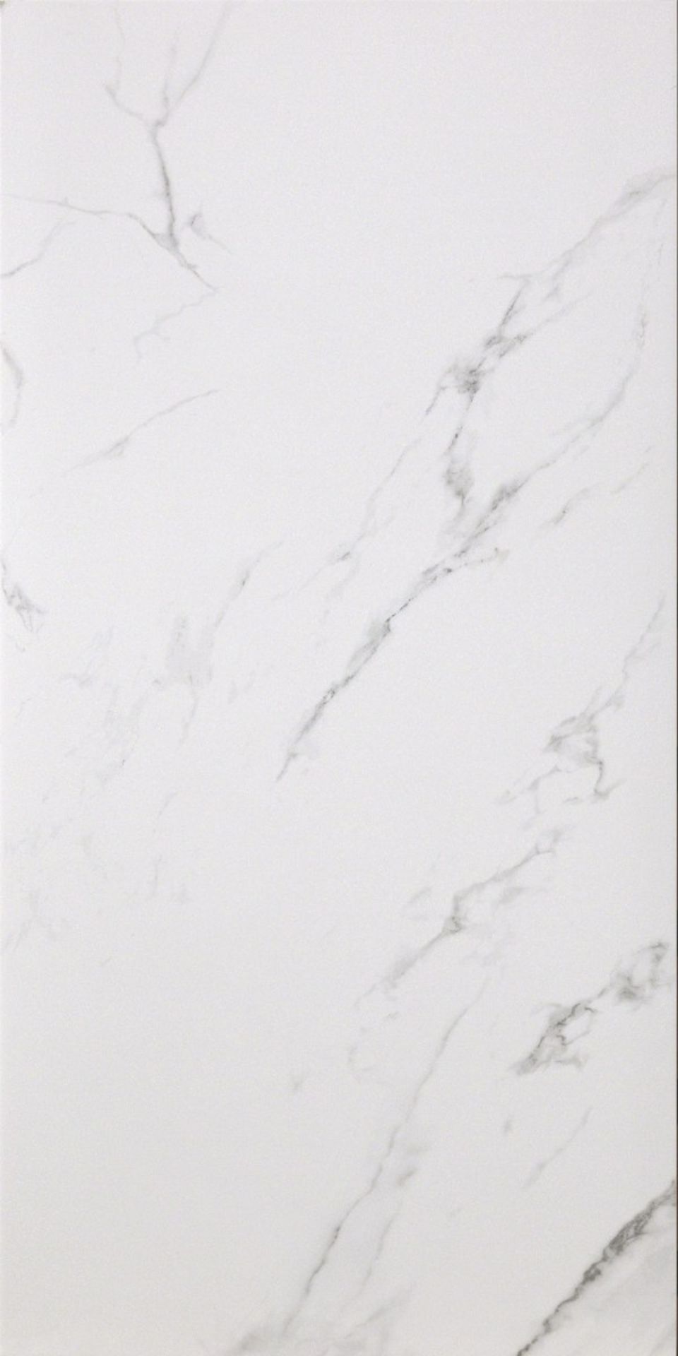 12"X24" MARMOKER STATUARIO GRIGIO COLOUR BODY GLAZED PORCELAIN POLISHED TILE MADE IN ITALY BY - Image 3 of 5