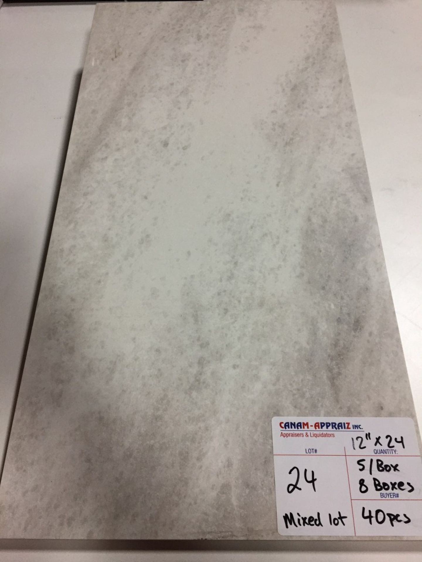 MIXED LOT - 2 ITEMS - ITEM #1. 24"X24" MARMOKER CANOVA COLOUR BODY PORCELAIN MATTE TILE MADE IN - Image 3 of 7