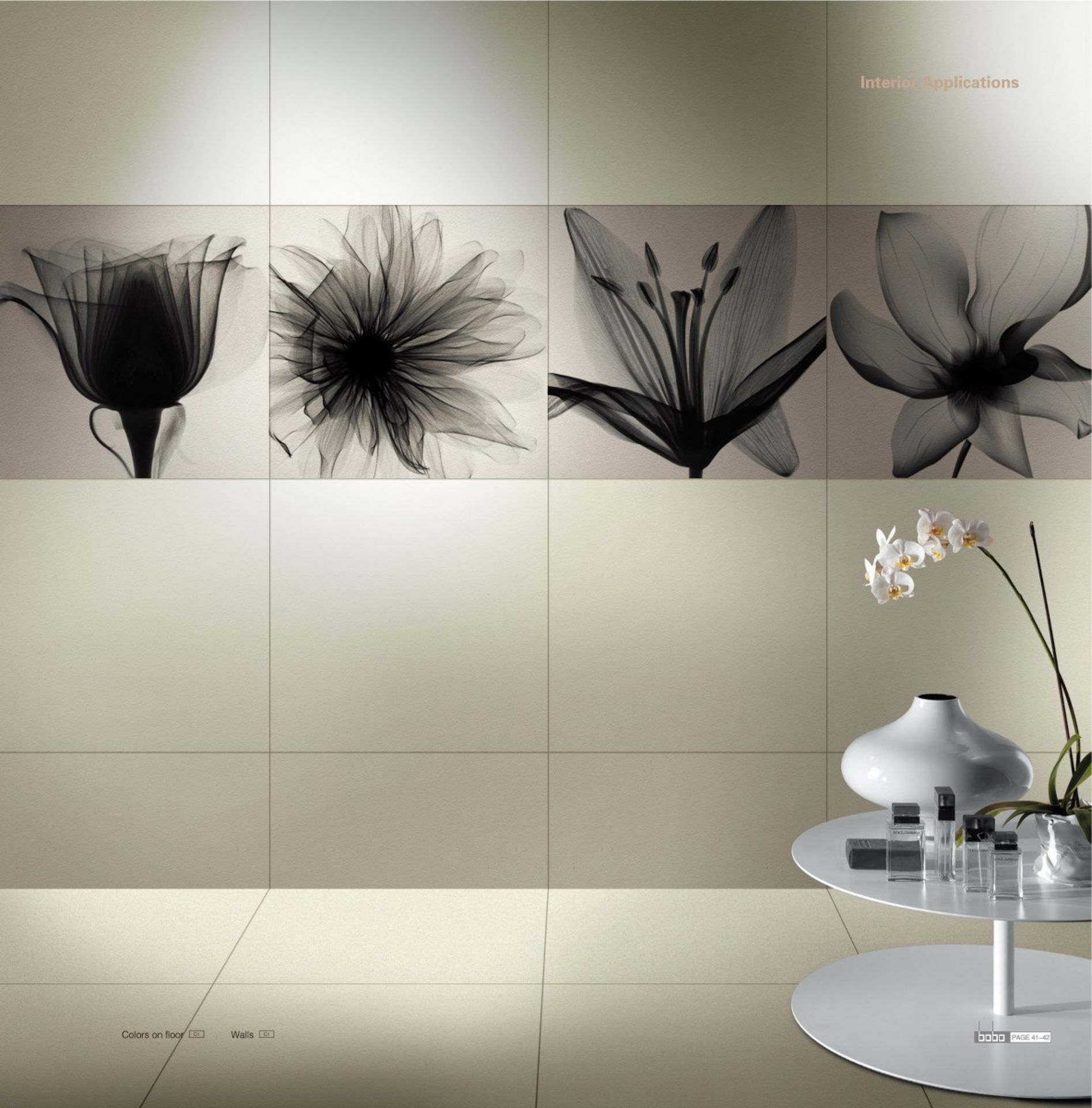 24"X48"X5/16" PARIS SERIES C1 COLOUR BODY PORCELAIN MATTE TILE MADE BY PORCELABOBO 54 PIECES OR - Image 4 of 4