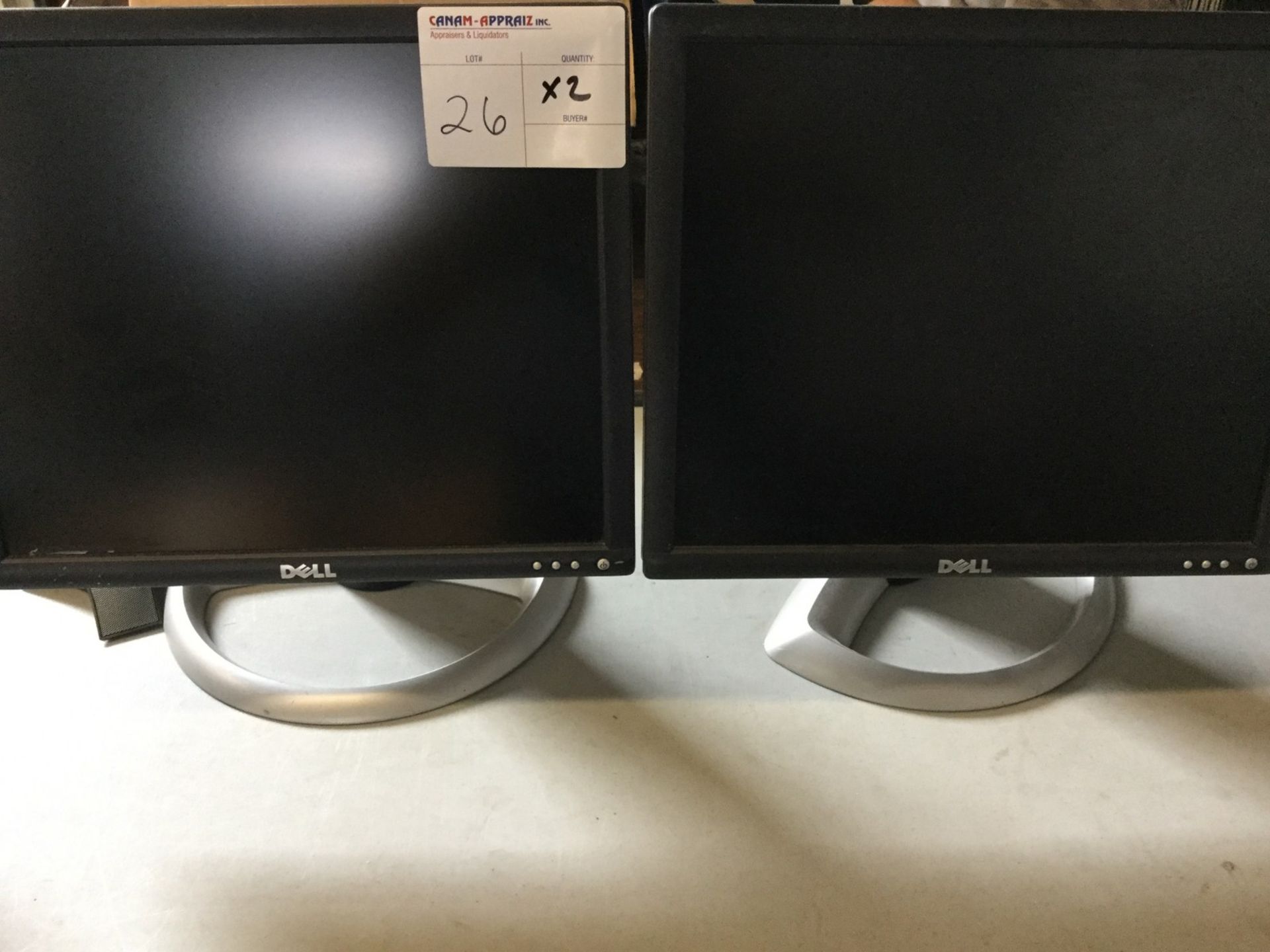 DELL MONITORS X 2. MODEL NO. 1703