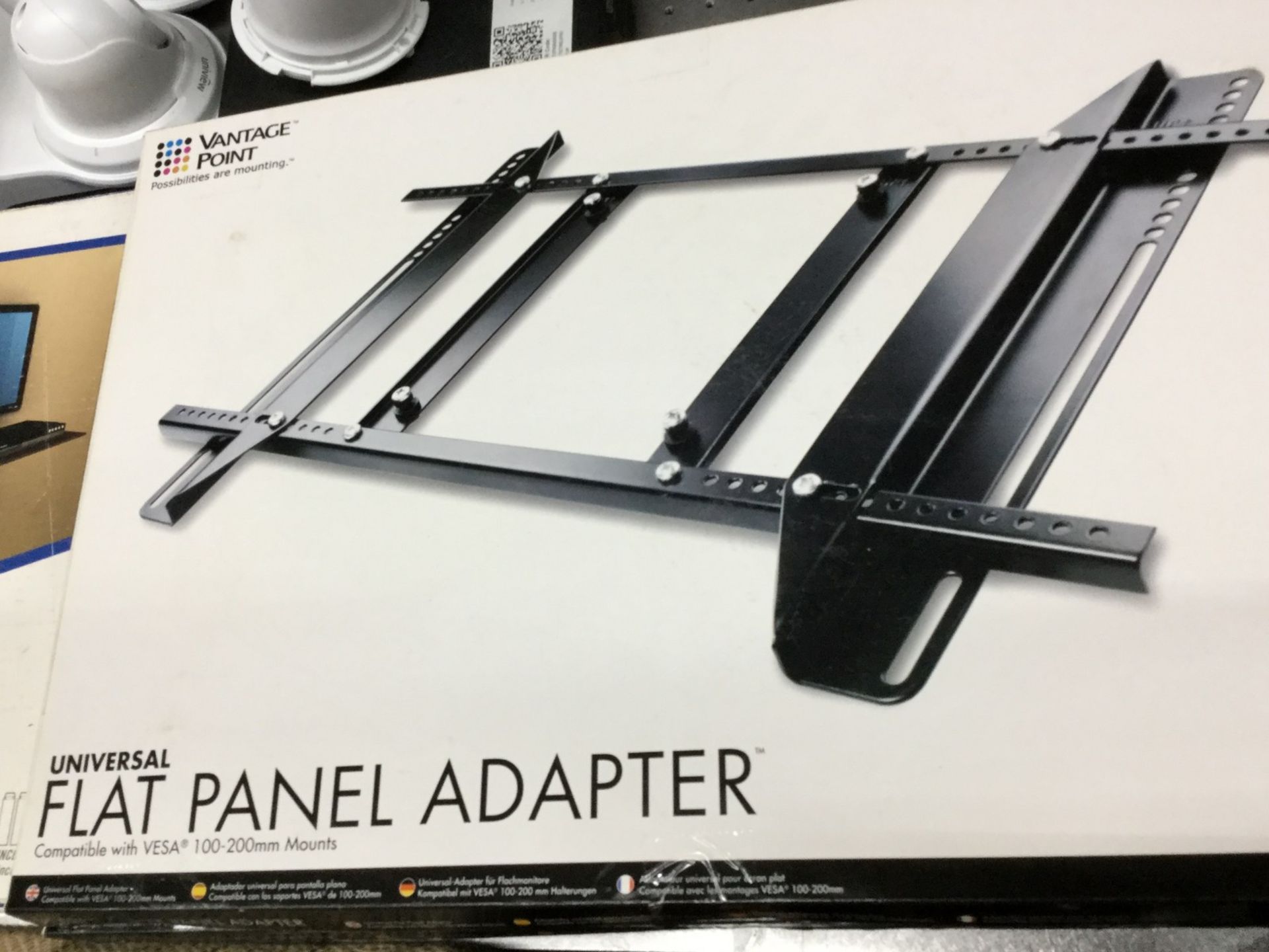 VANTAGE POINT UNIVERSAL FLAT PANEL ADAPTER X 2PCS; LCD MOUNT;SHELF - Image 3 of 4