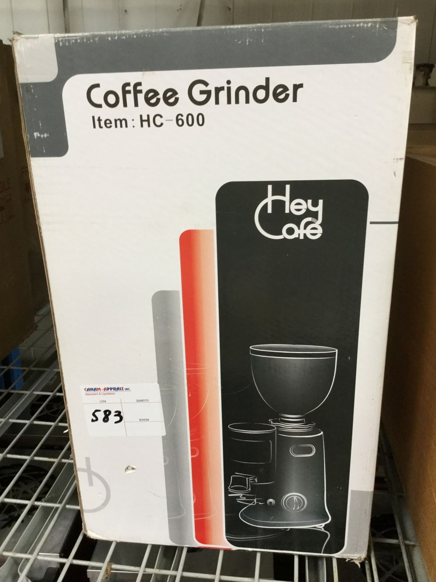 1 X HEY CAFÉ - COFEE GRINDER - MODEL # HC-600