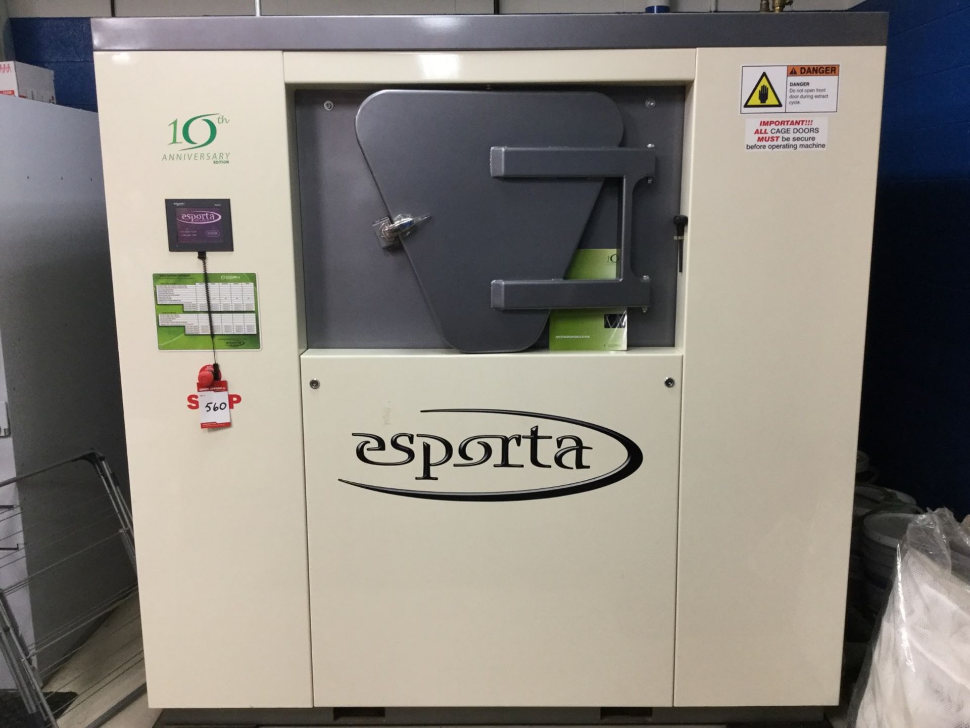 1 X ESPORTA WASH SYSTEMS -INDUSTRIAL WASHING MACHINE - MODEL # ES-3300