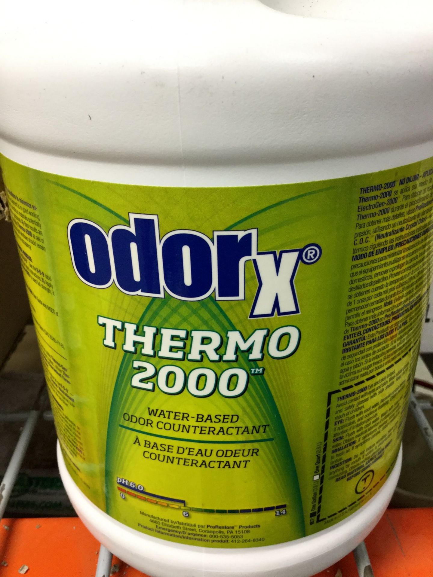 4 X ODORX - THERMO 2000 WATER BASED ODOR COUNTERACTANT 3.8L - Image 2 of 2