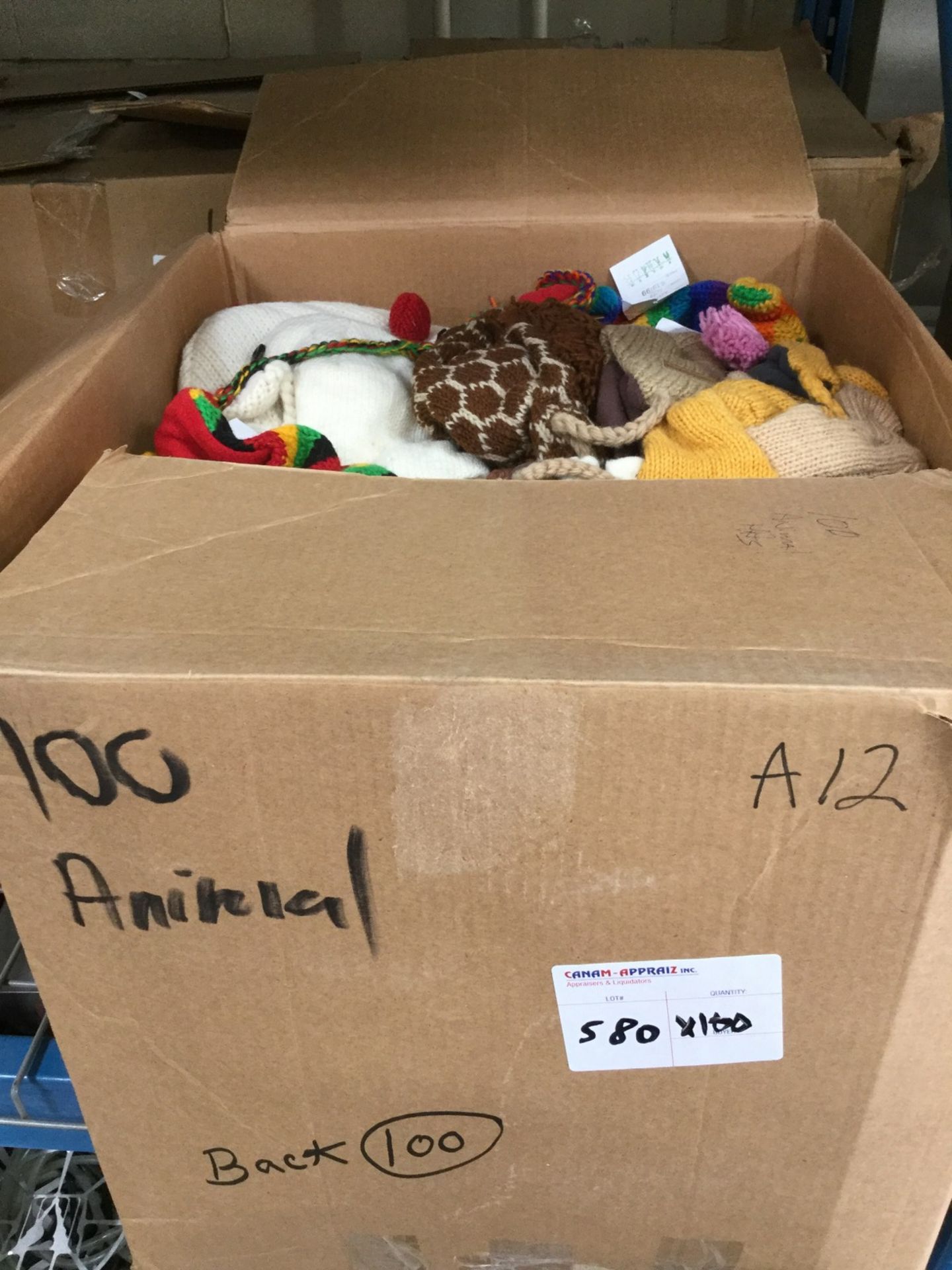 100 X BALTA IMPORTS - ASSORTED ANIMAL HATS