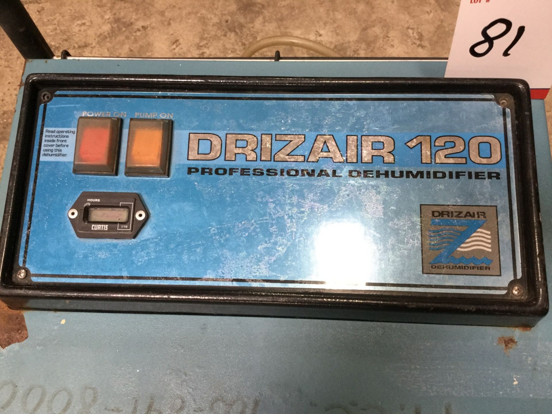 LOT OF 3 ITEMS -- DRIZAIR 120 PROFESSIONAL DEHUMIDIFIER - MODEL # DRIZAIR 120; DRI-EAZ SAHARA 1 - Image 2 of 6