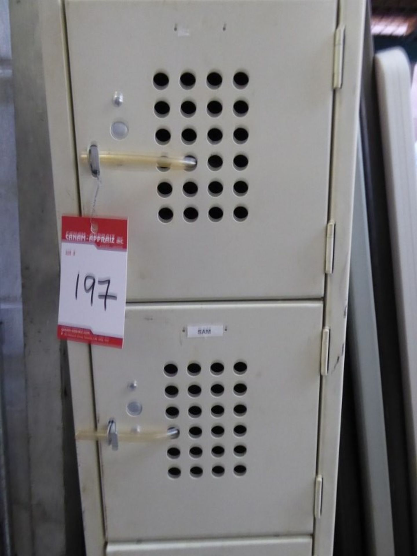 6 SECTION LOCKER