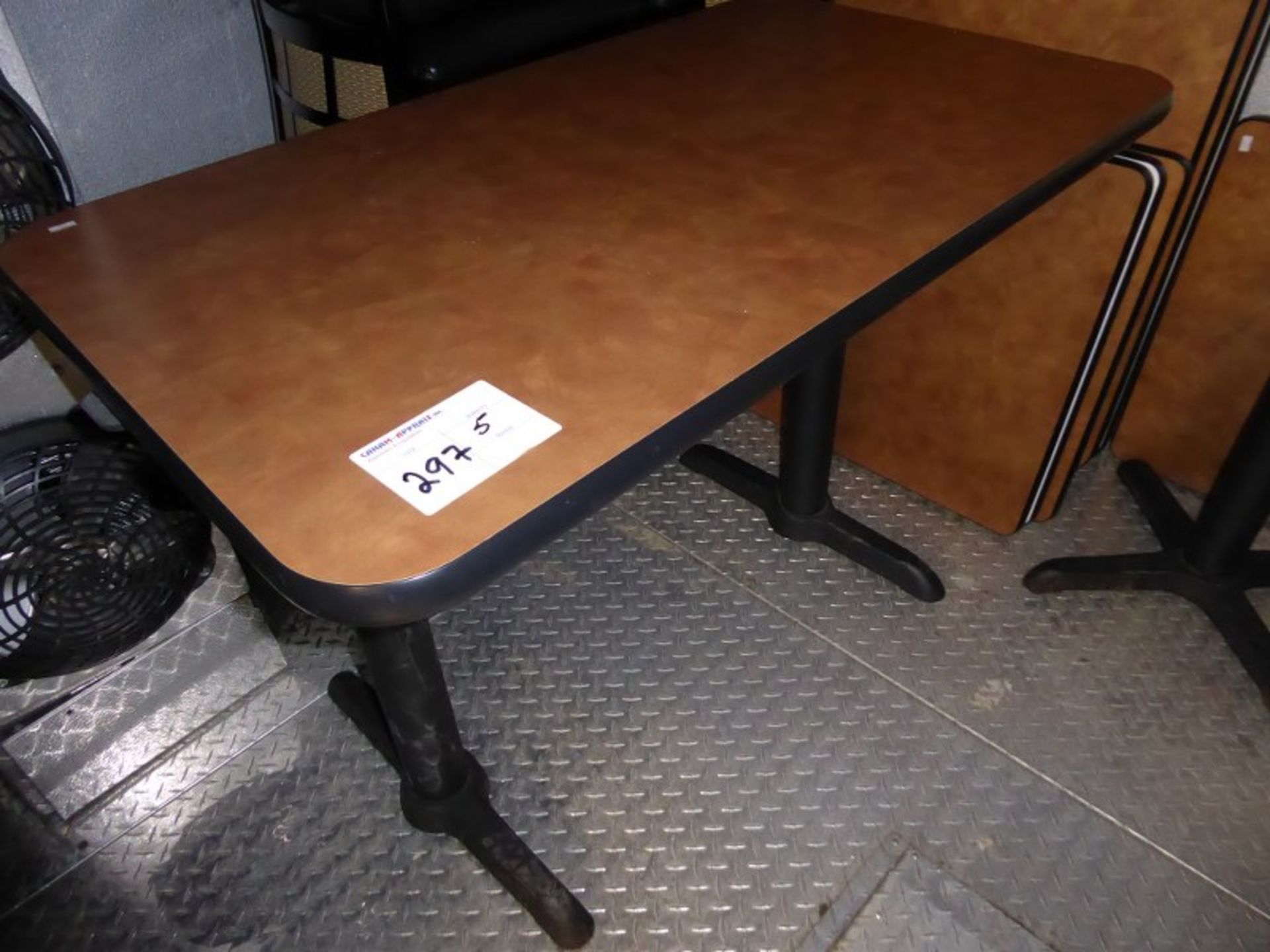 42" X 24" RESTAURANT TABLE W/ LEGS - 9PCS