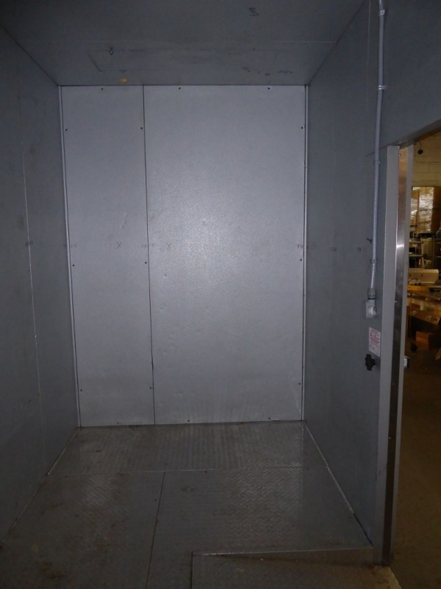 IMPERIAL MANUFACTURING - 13' X 7' INSULATED WALK IN FREEZER W/ BEACON II REFRIGERATION SYSTEM & - Image 3 of 12