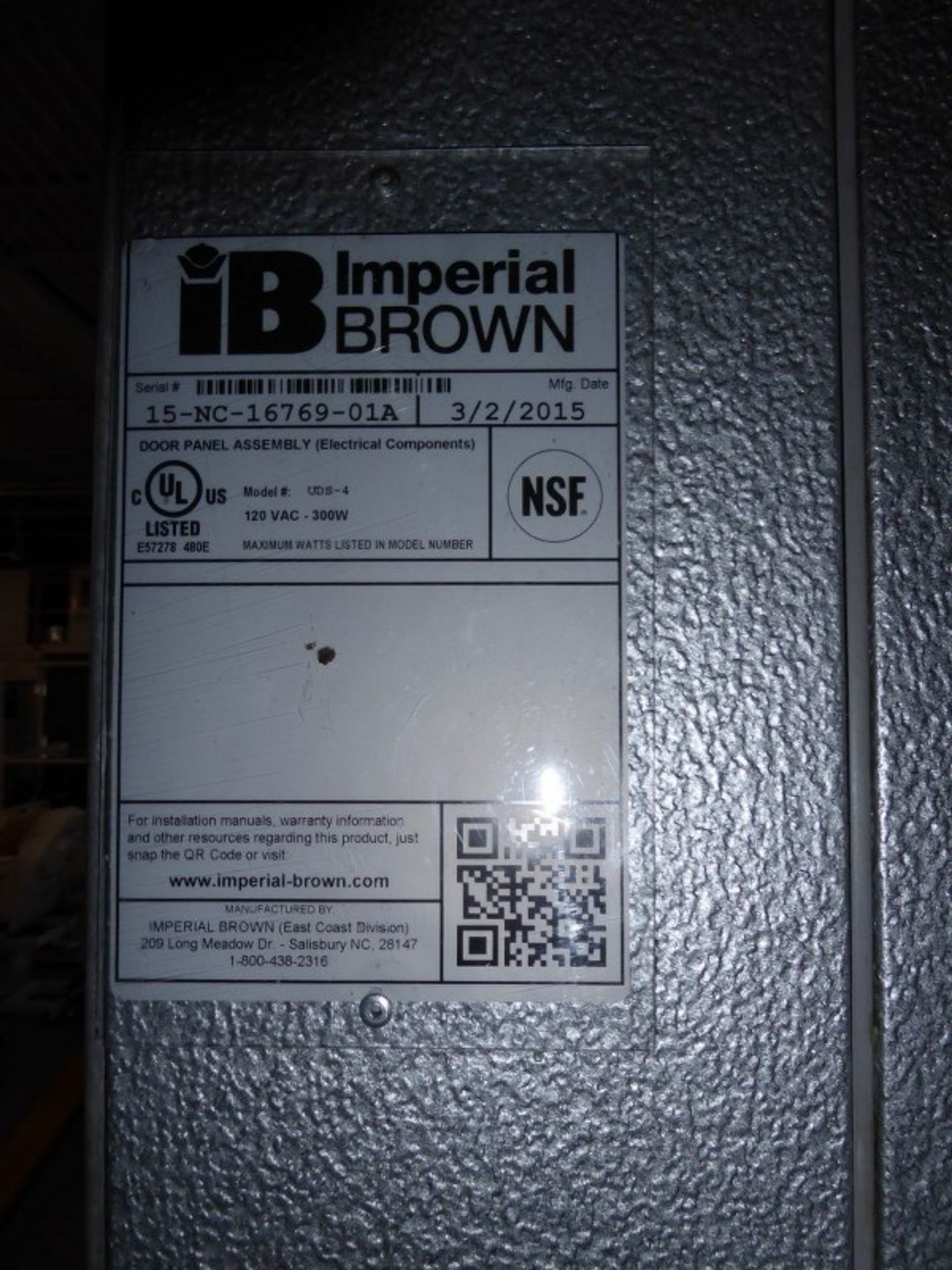 IMPERIAL BROWN - 12' X 8' INSULATED WALK IN FREEZER W/CLIMATE CONTROL REFRIGERATION SYSTEM & - Image 3 of 11