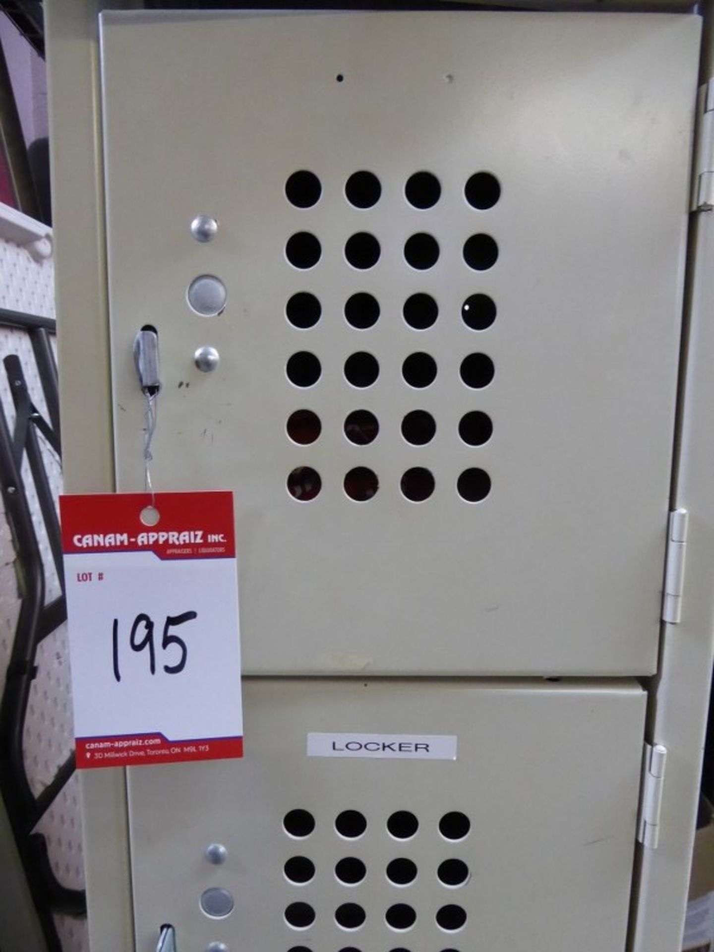 6 SECTION LOCKER