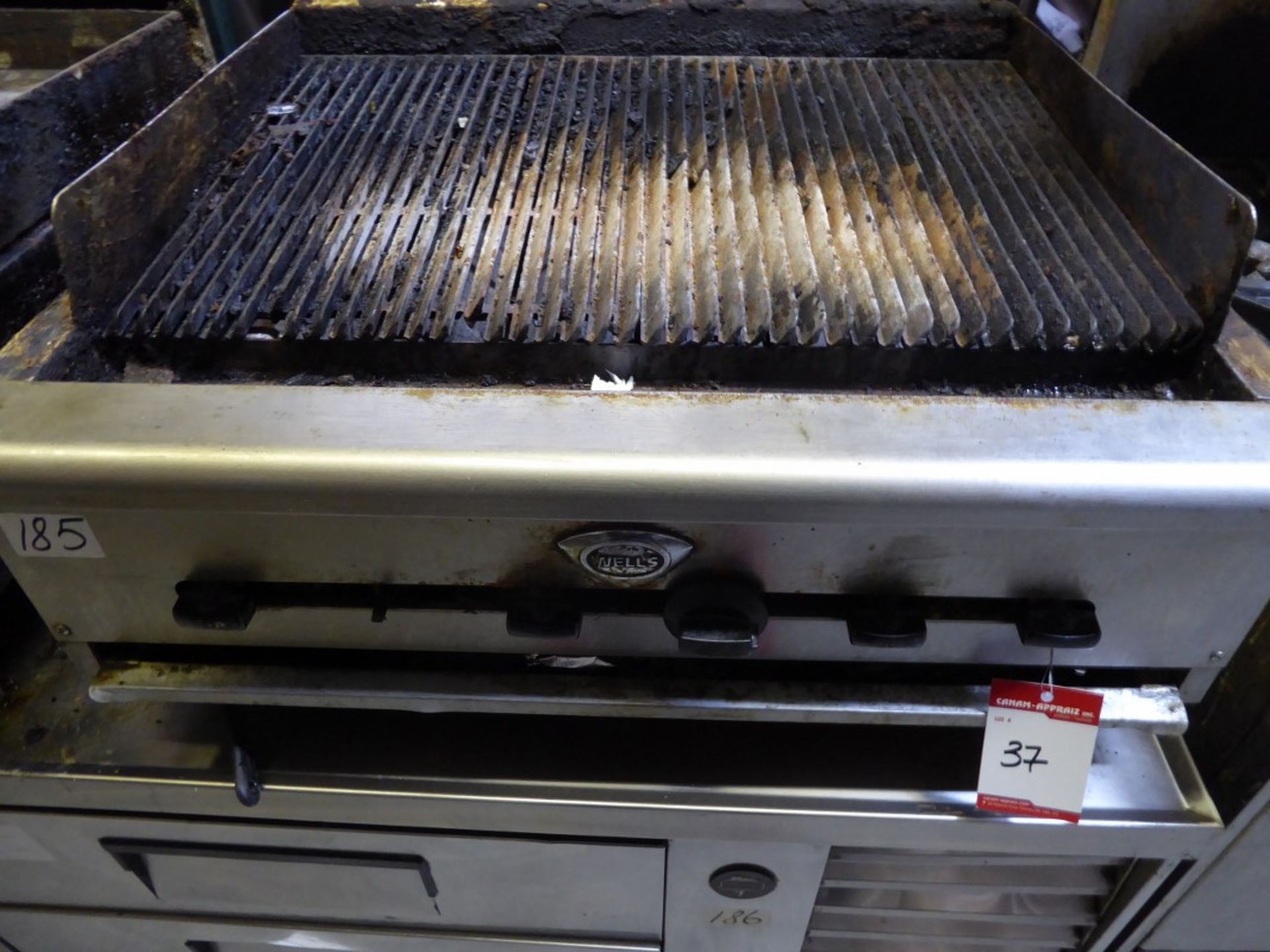 WELLS - COMERCIAL GAS GRILL