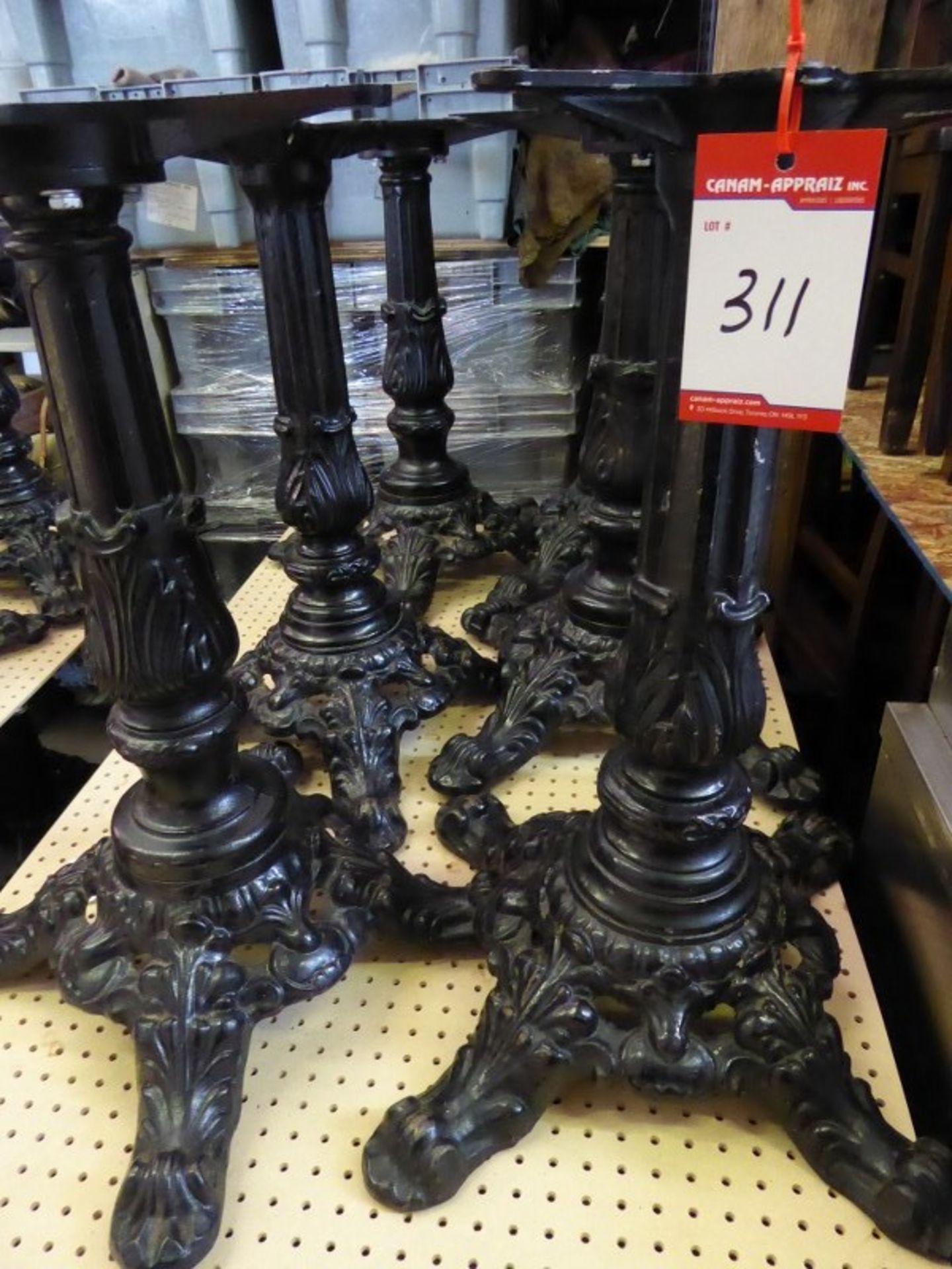 CAST IRON TABLE LEGS - X 8PCS