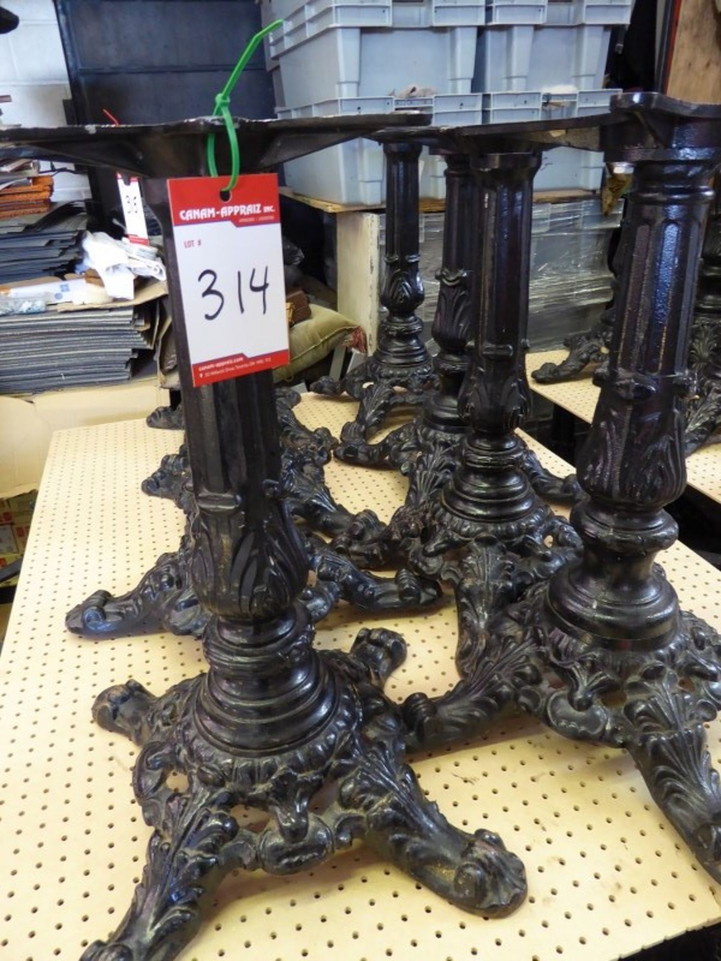 CAST IRON TABLE LEGS - X 8PCS