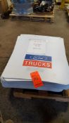 Lot of (26) ford truck mud flaps, 30" x 24"