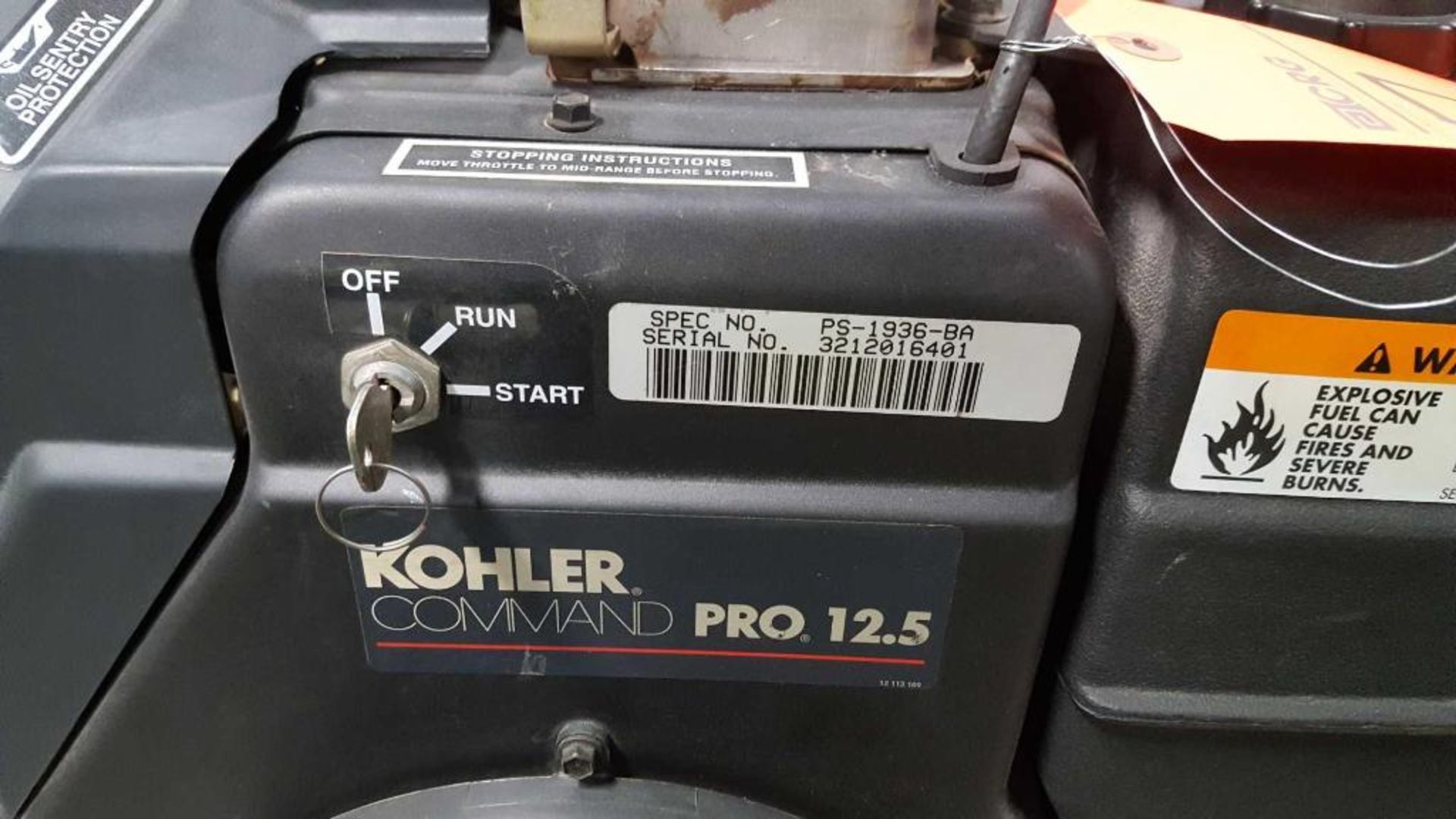 Ingersoll Rand 2475 portable, gasoline powered, rotary screw air compressor with Kohler Command Pro - Image 5 of 5