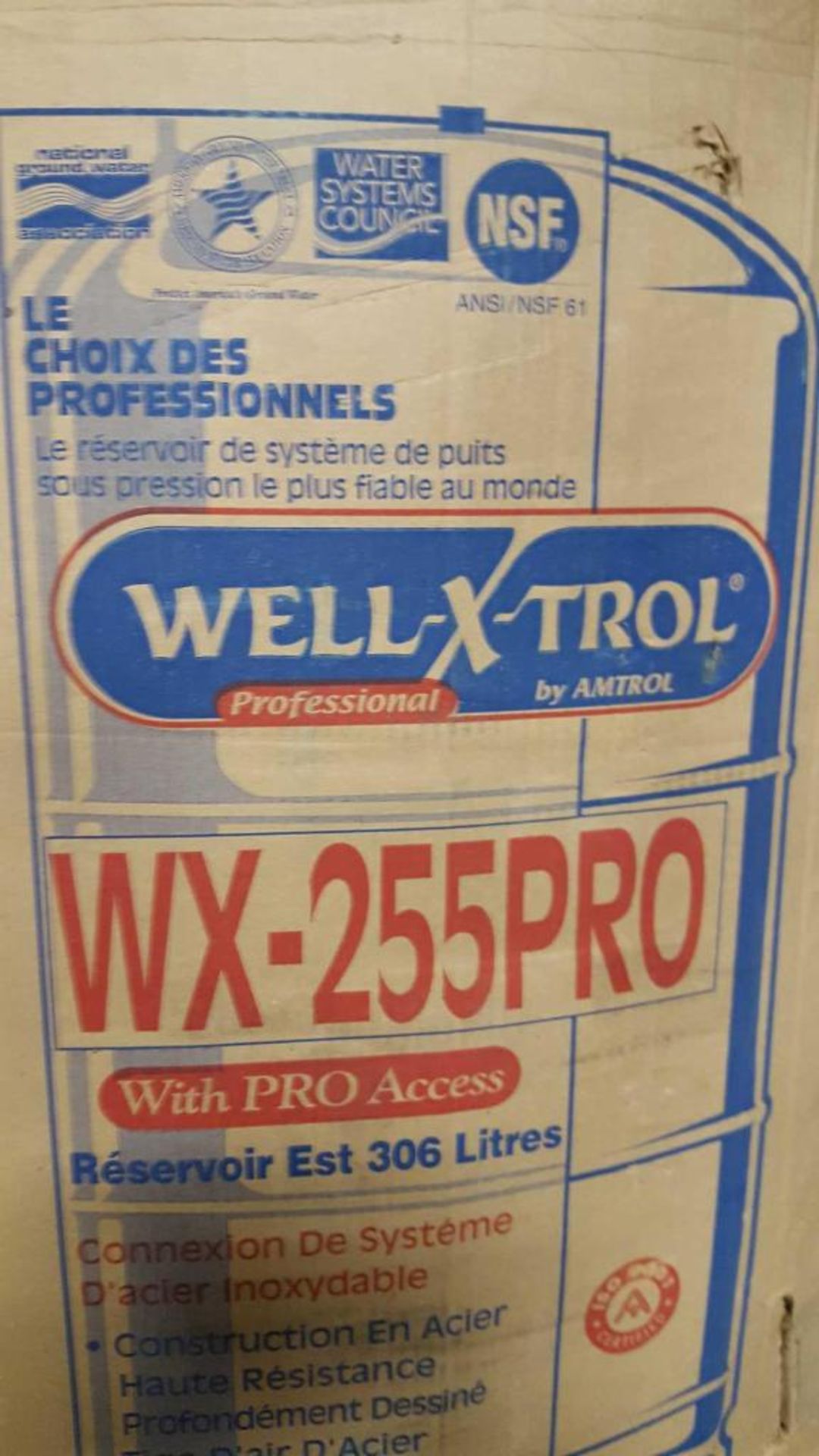Well-X-Trol WX-255Pro pressure tank - never taken out of box - Image 2 of 3