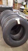 Lot of (5) assorted tires, including (1) windpo, WTL33, 295/75R22.5, (1) Hankook, TLO1, 295/75R22.5,