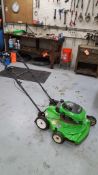 Lawn-Boy 4.5 HP, 4 cycle lawn mower, gasoline powered, with wheel barrow