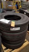 Lot of (4) NEW Bridgestone R 268 (11R22.5) tires, no rims