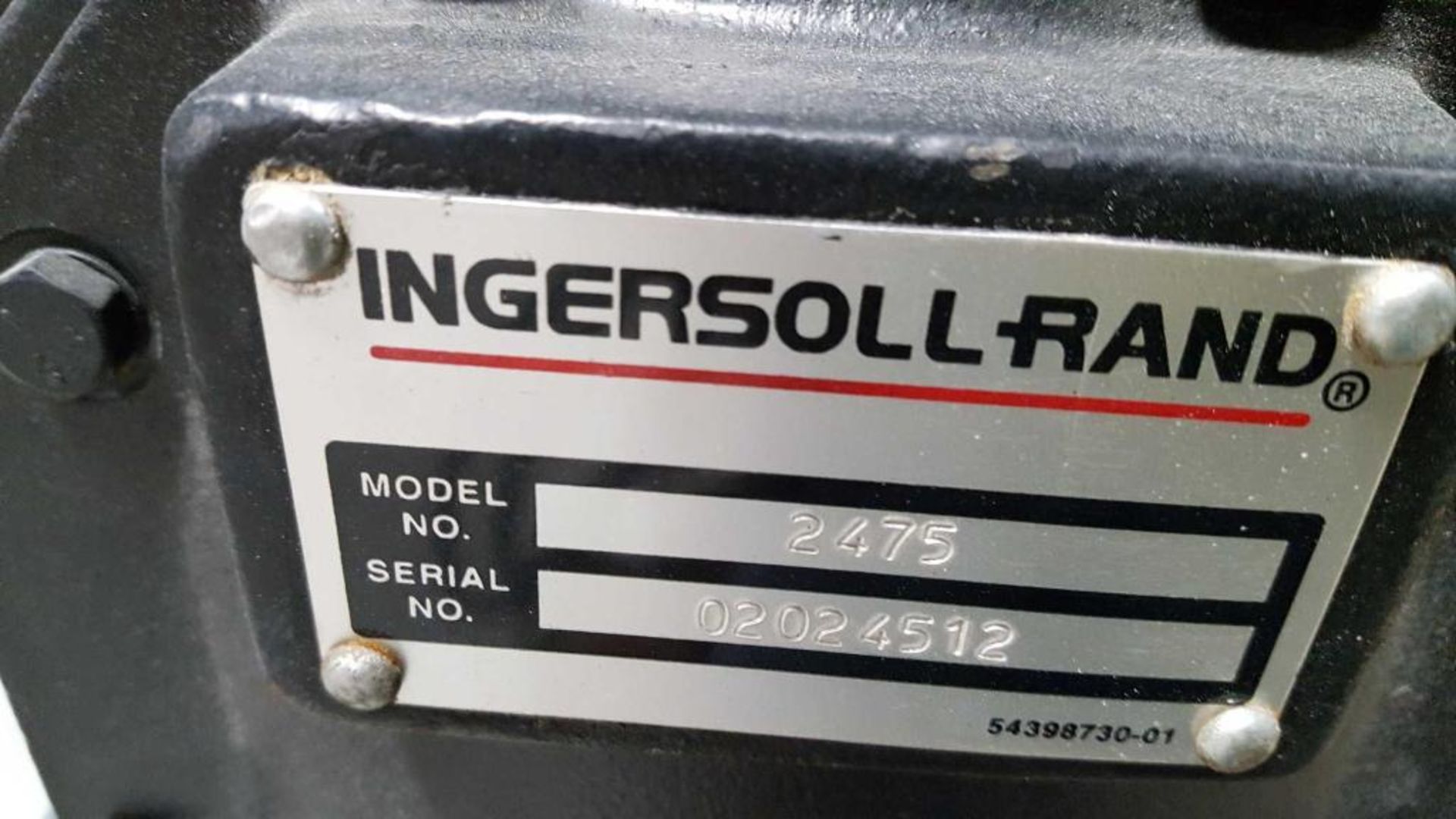 Ingersoll Rand 2475 portable, gasoline powered, rotary screw air compressor with Kohler Command Pro - Image 3 of 5