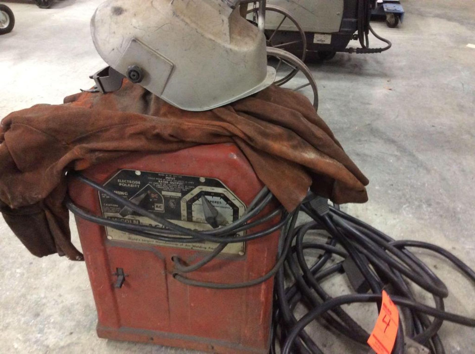 Lot contains (1) Lincoln AC/DC 225/125 electric arc welder with leathers, and (1) Sears, m/n 397.196 - Image 2 of 5