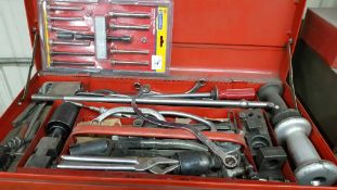 (2) Tool boxes with assorted tools